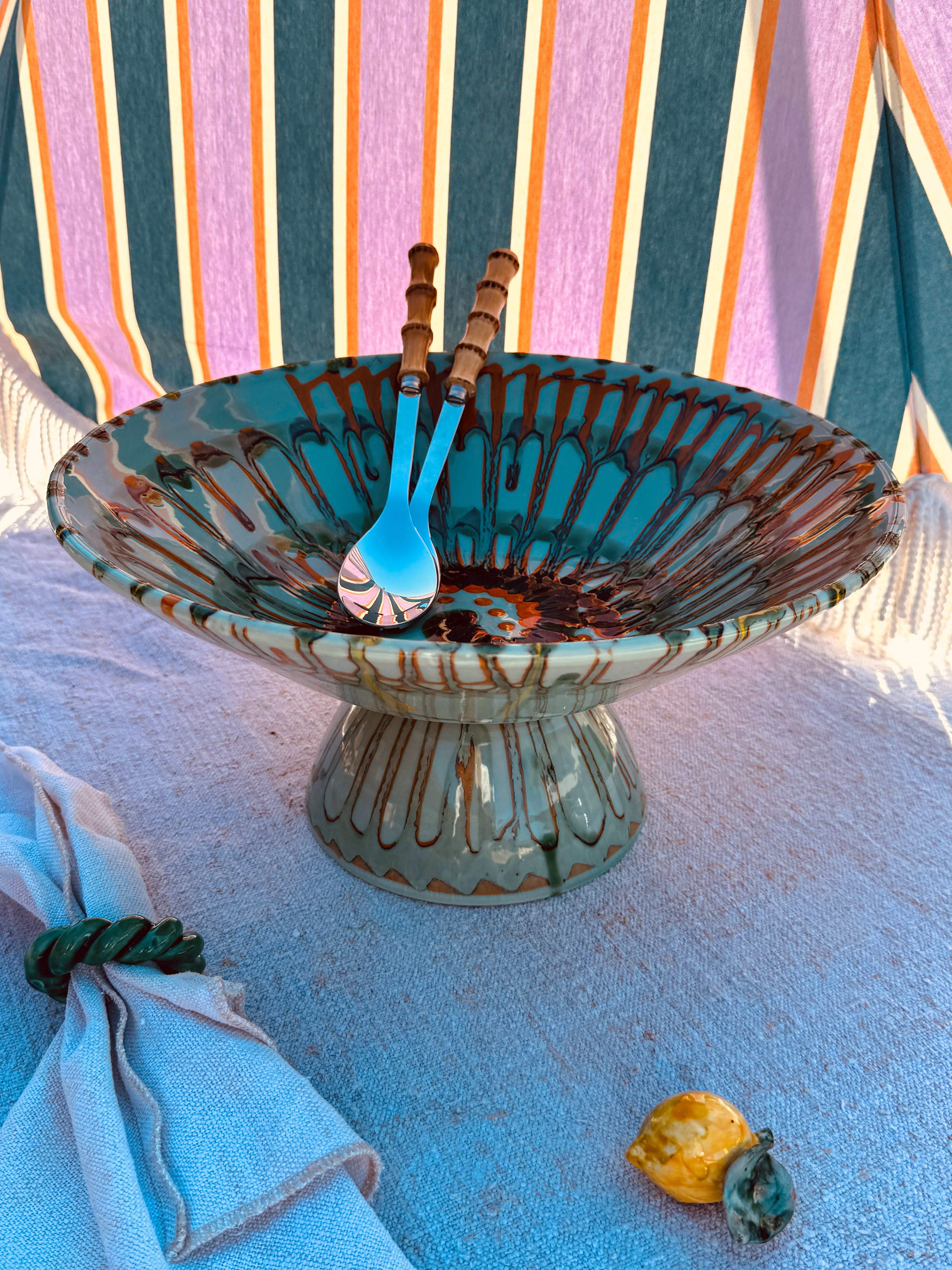 Einzelstück – Psychodelic High Bowl „Konic“, 35 cm

