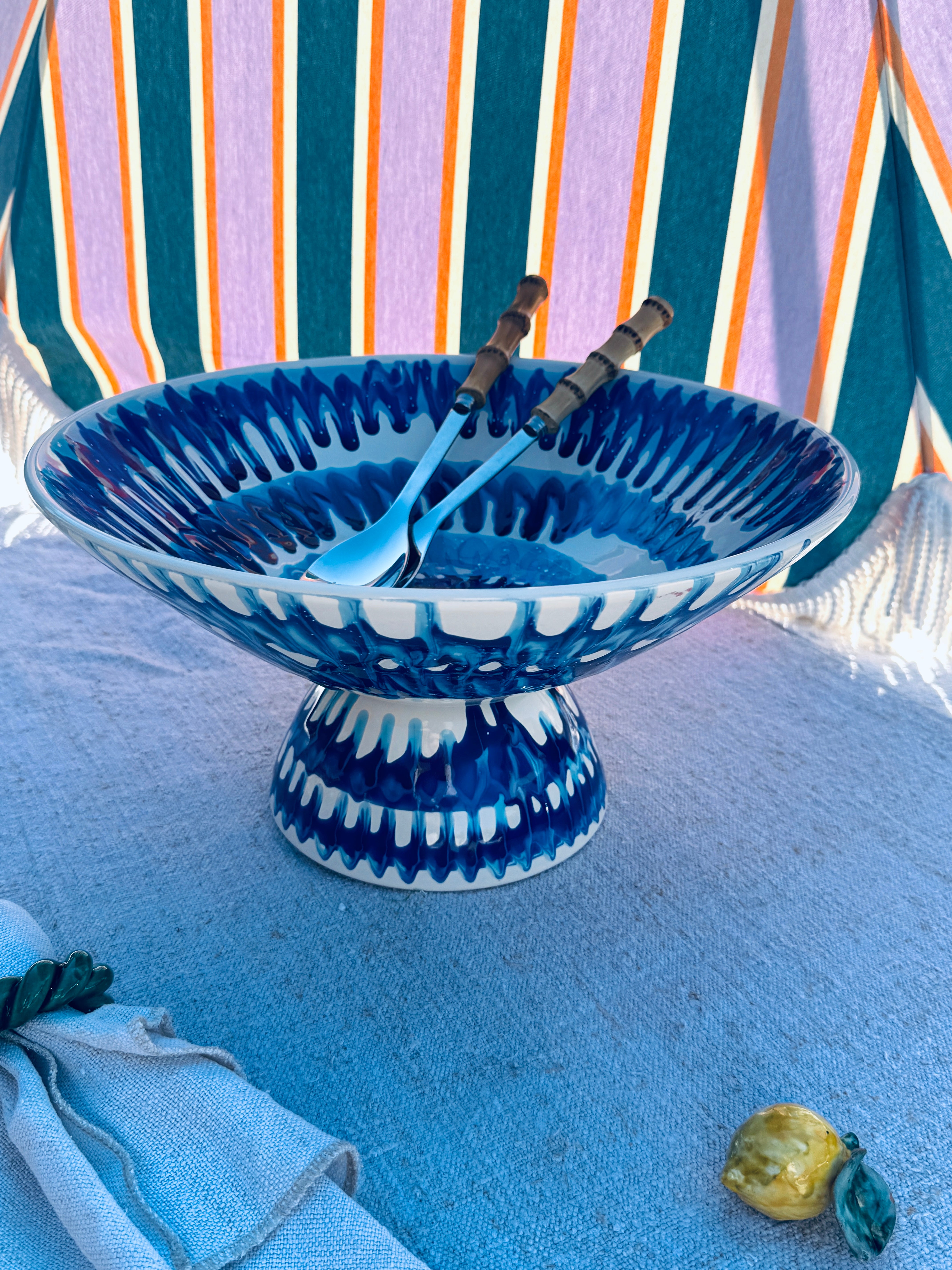 Einzelstück – Psychodelic High Bowl „Konic“, 35 cm
