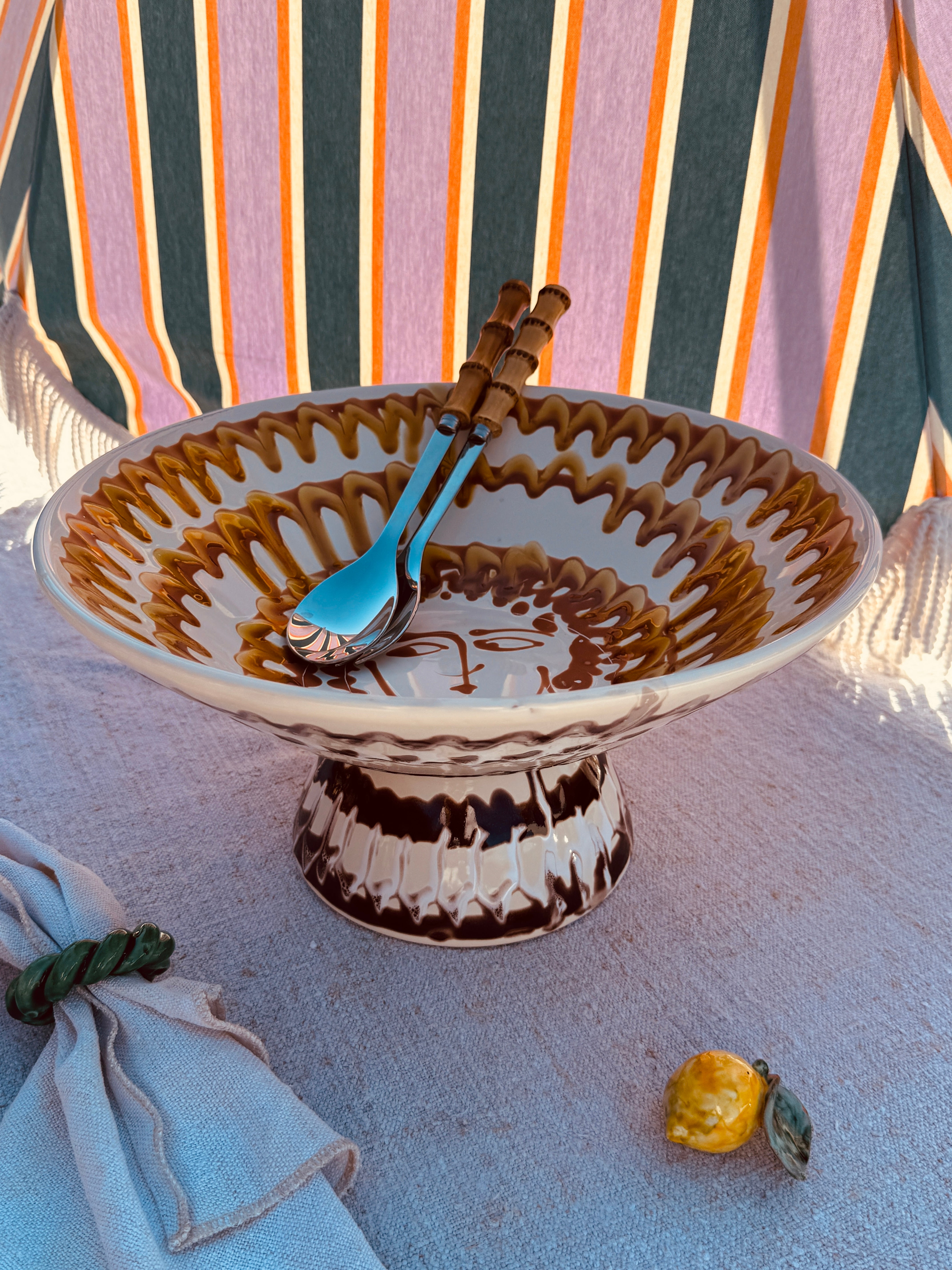 Einzelstück – Psychodelic High Bowl „Konic“, 35 cm
