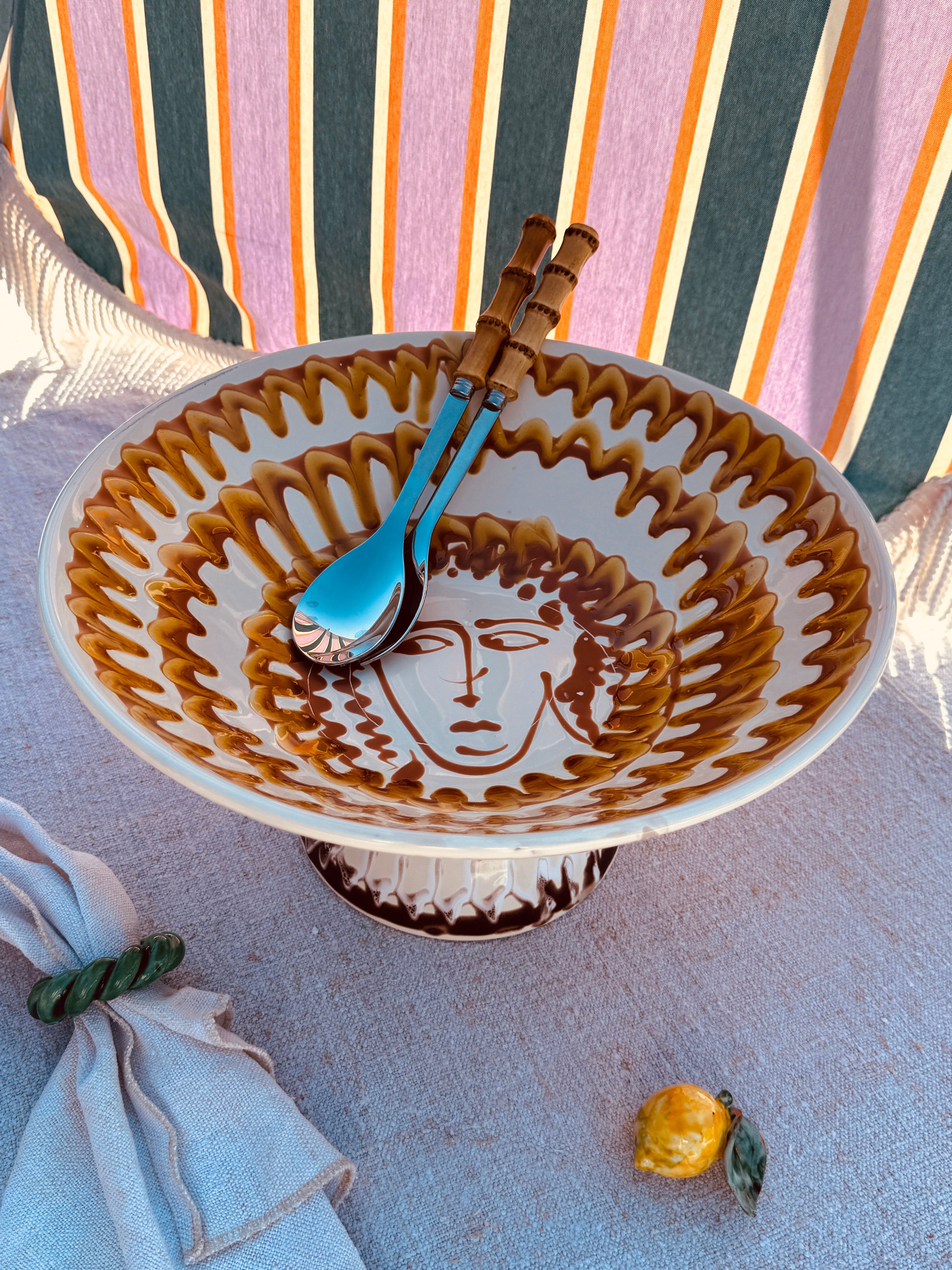 Einzelstück – Psychodelic High Bowl „Konic“, 35 cm

