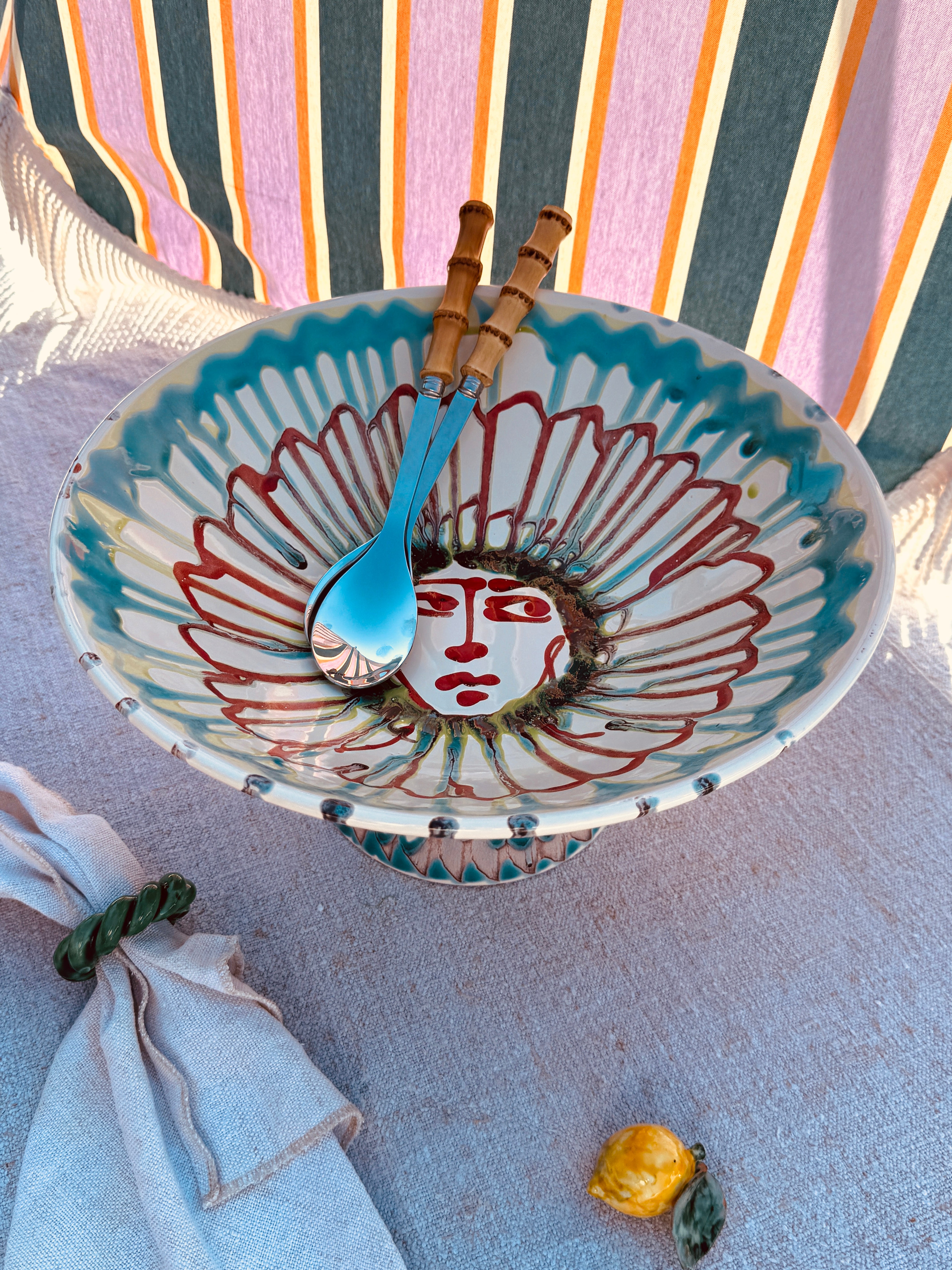 Einzelstück – Psychodelic High Bowl „Konic“, 35 cm

