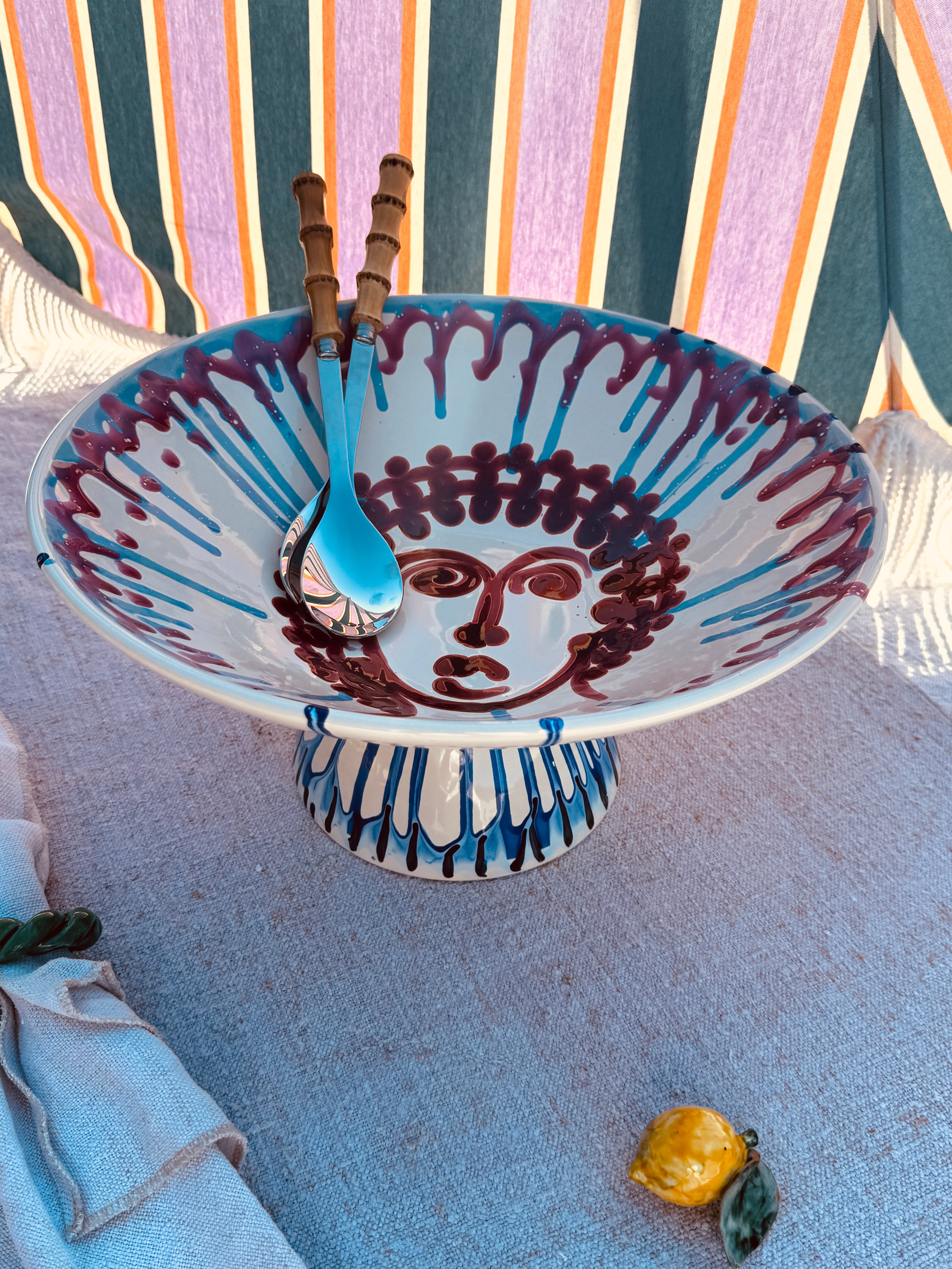 Einzelstück – Psychodelic High Bowl „Konic“, 35 cm
