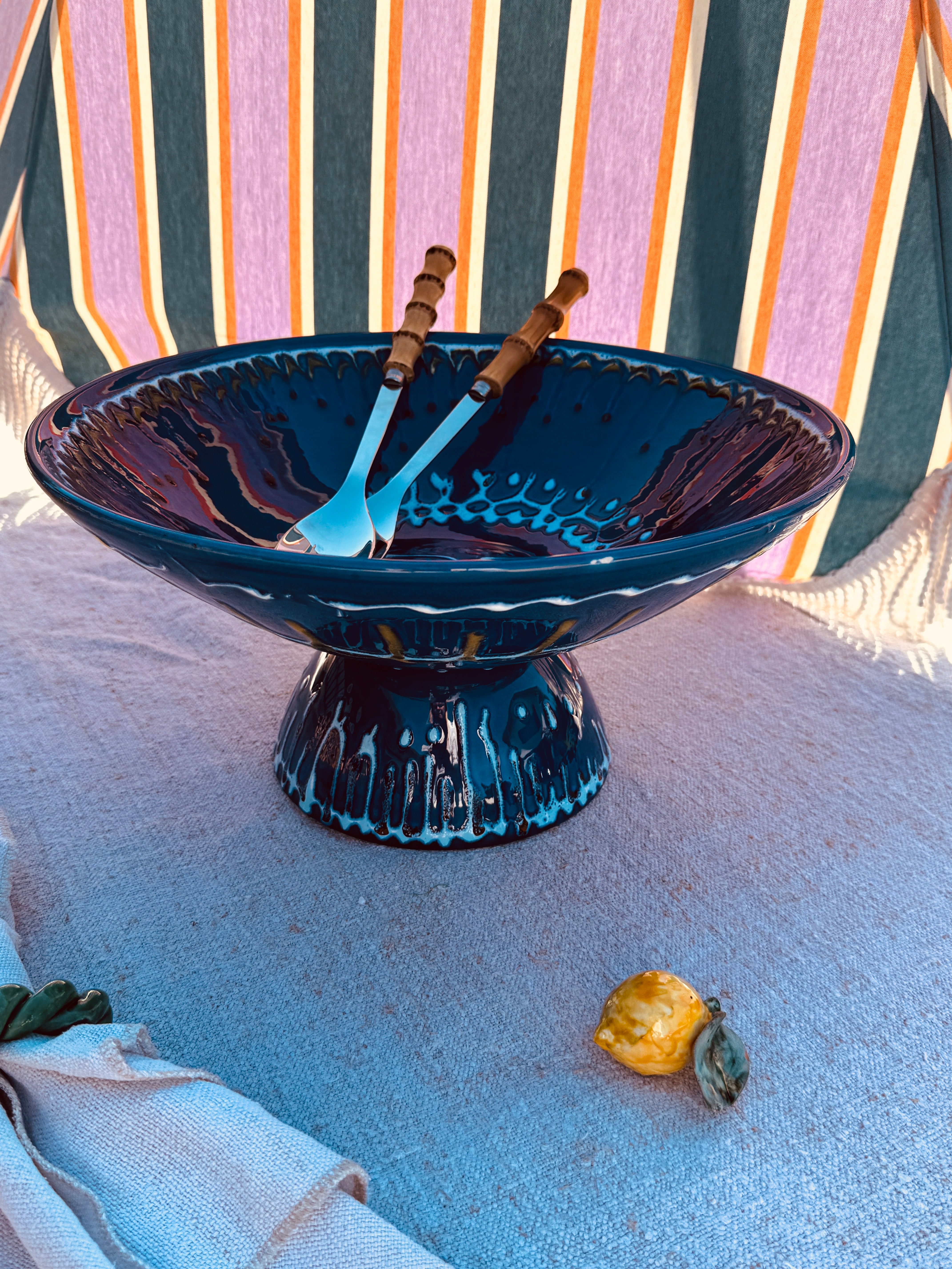 Einzelstück – Psychodelic High Bowl „Konic“, 35 cm
