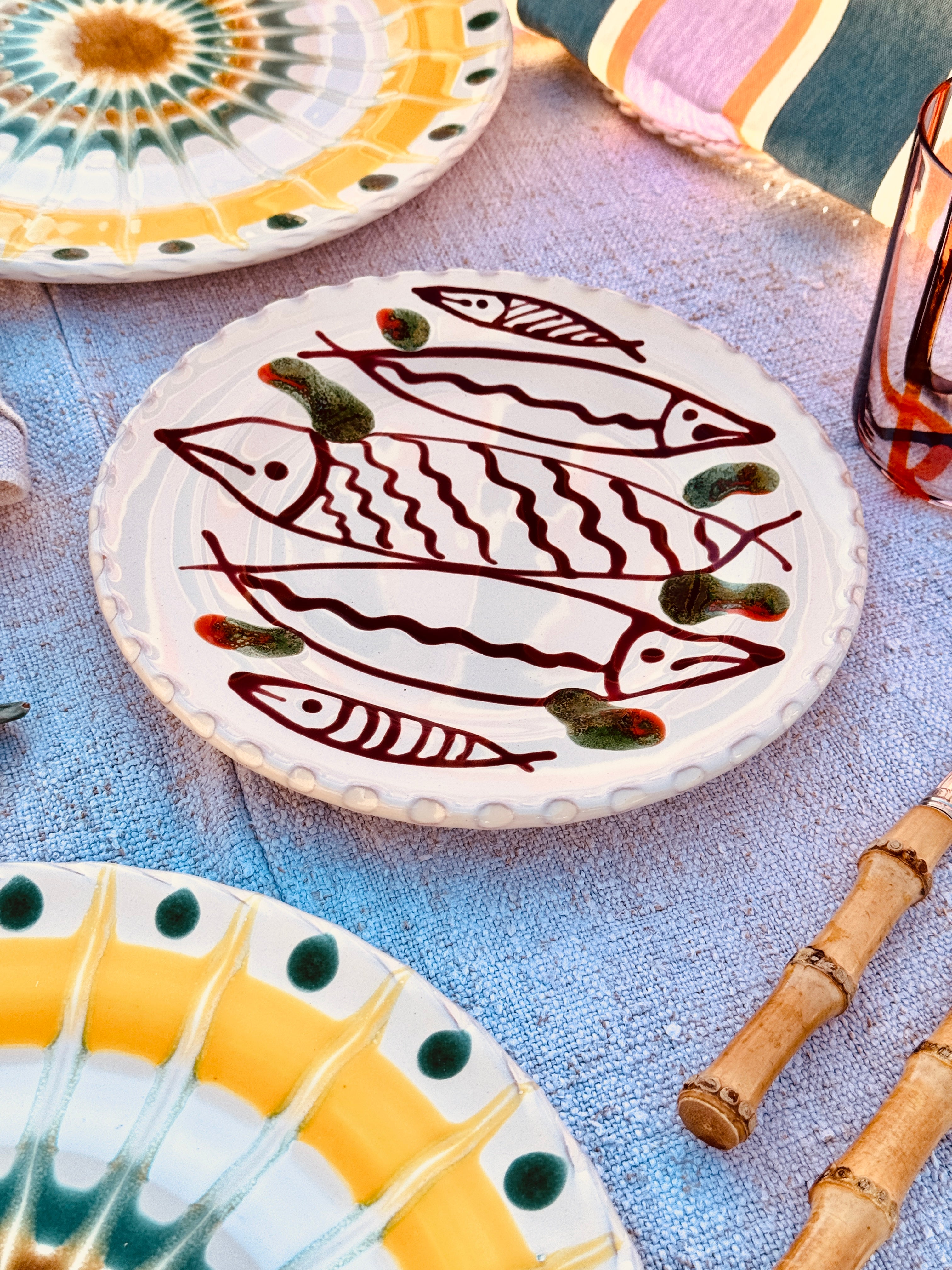 Antipasti/Dessertteller - 20 cm "Famiglia Pesce" 