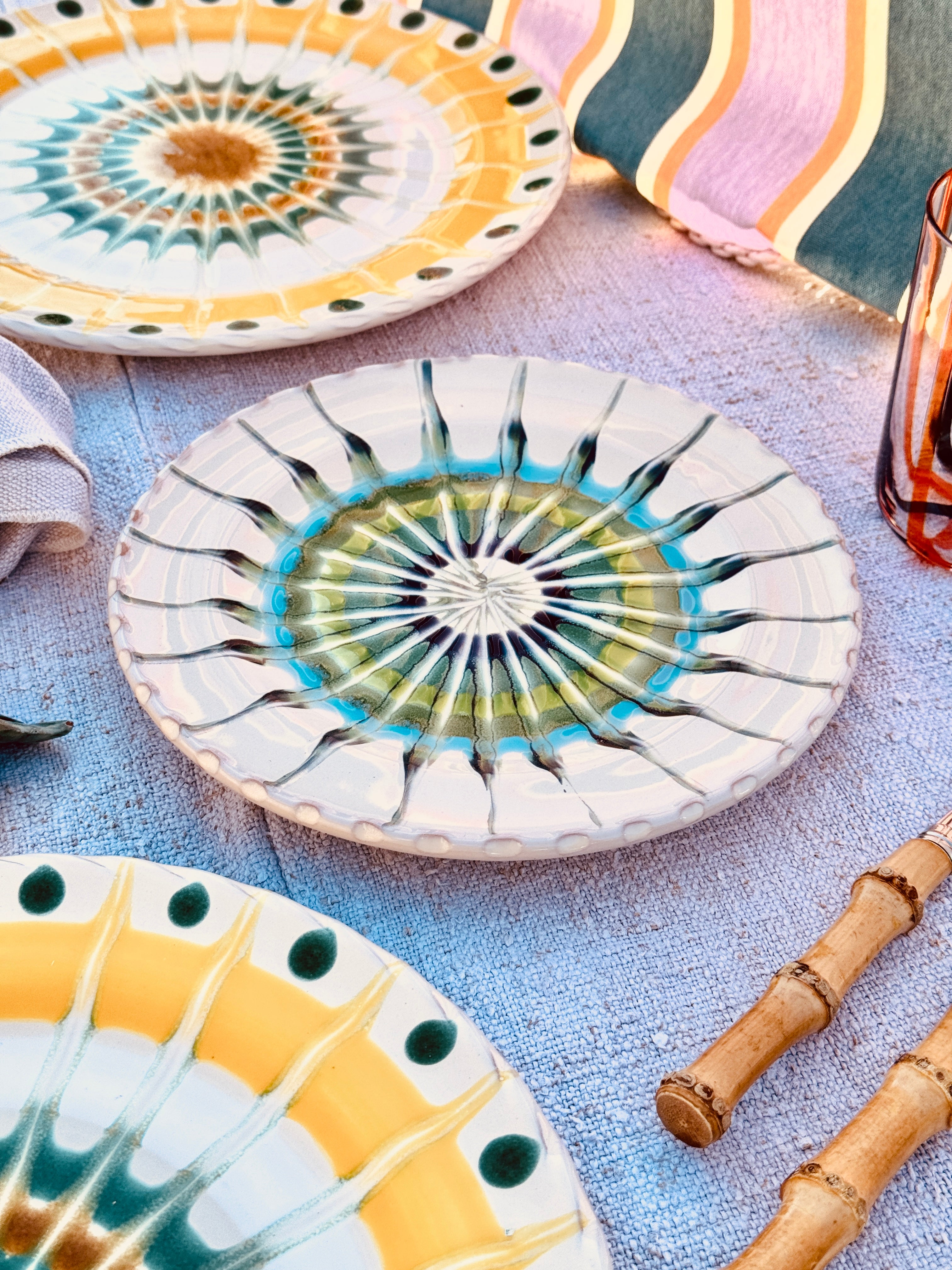 Antipasti / Dessertteller - 20 cm "Lido Sole 1970" 