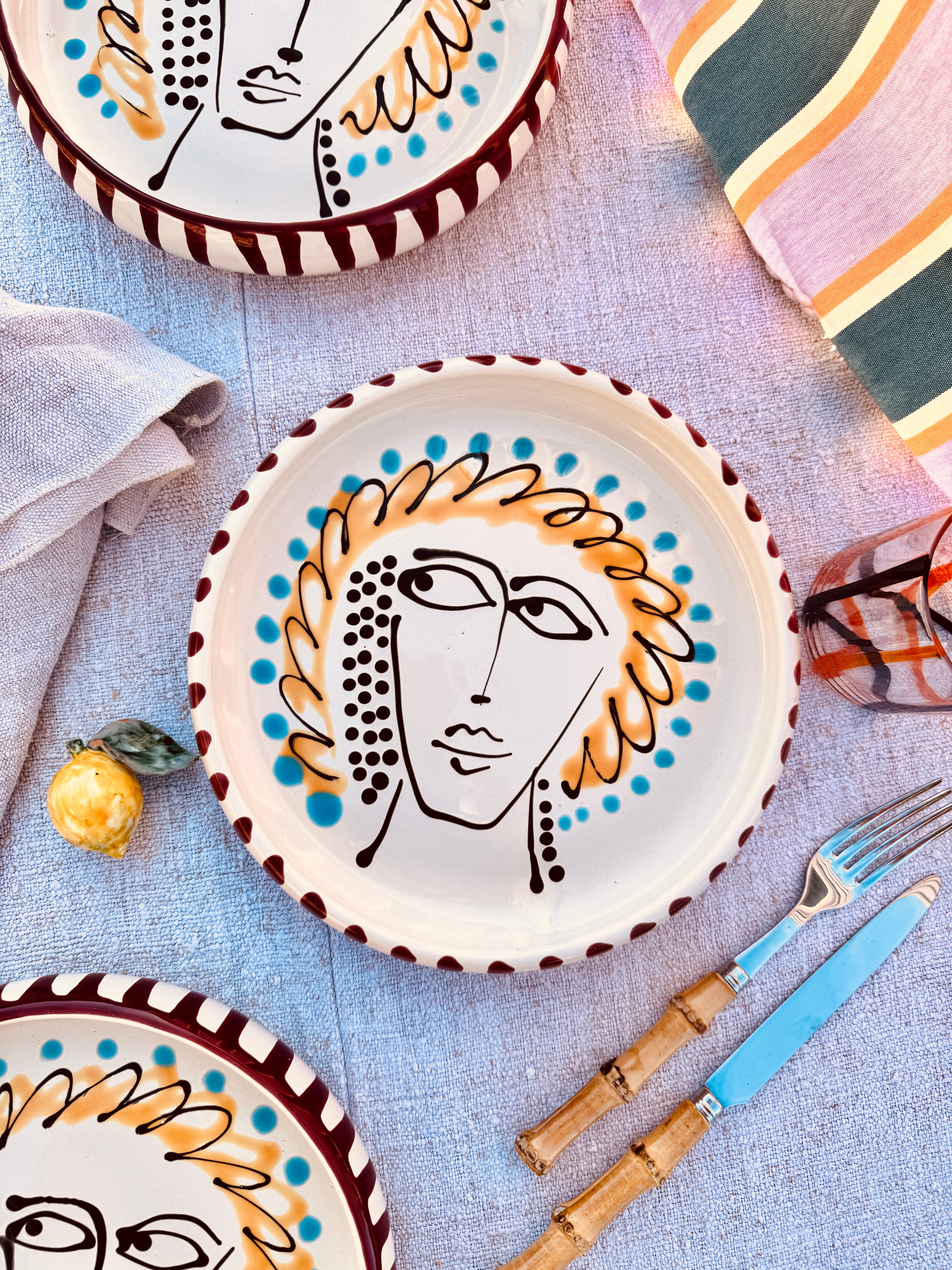 Psychodelic Frisbee Plate  - 25cm "Lido Bella"