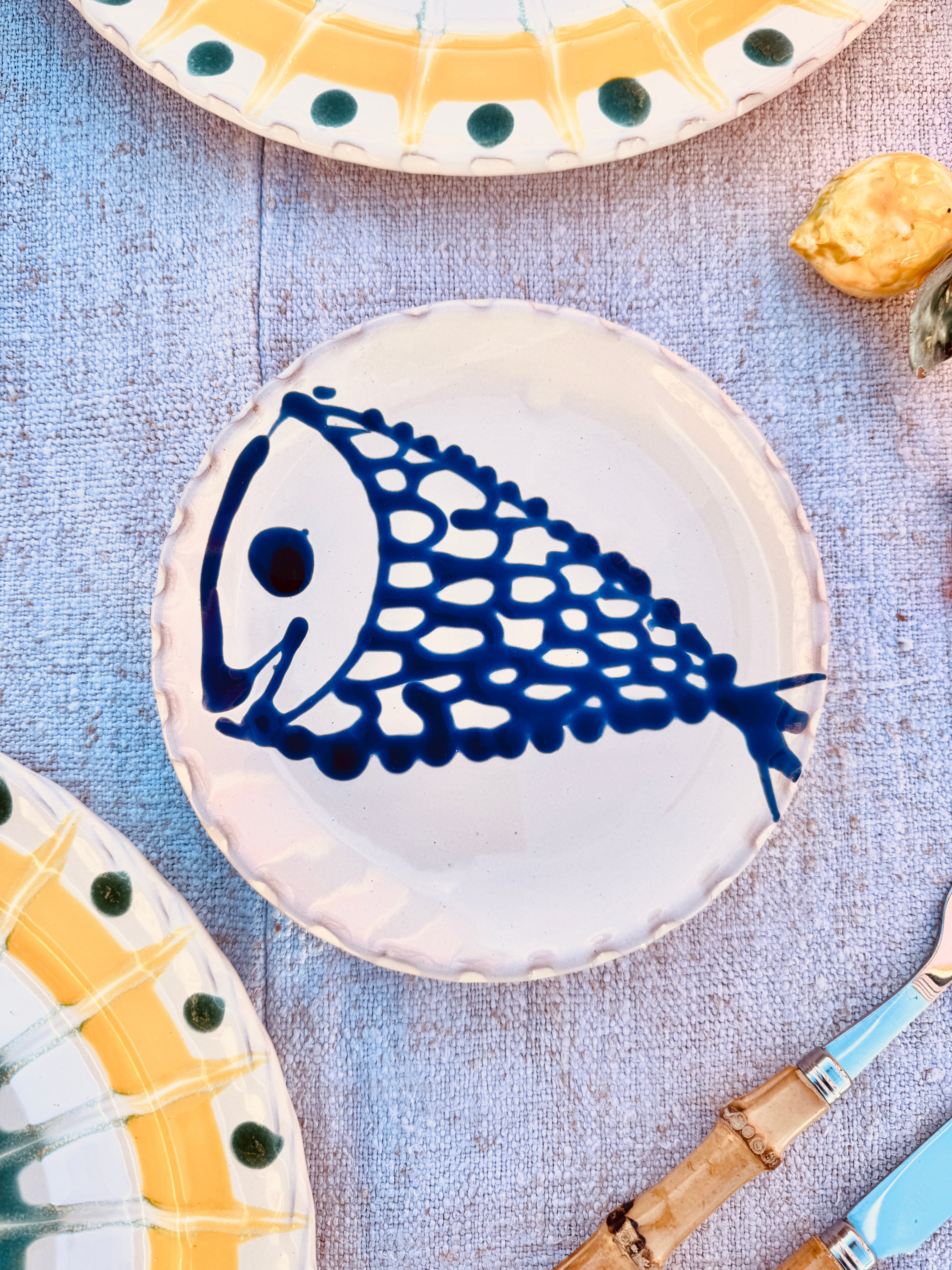 UNIQUE Fruit Plate 16cm "IL Pesce Pazzo"