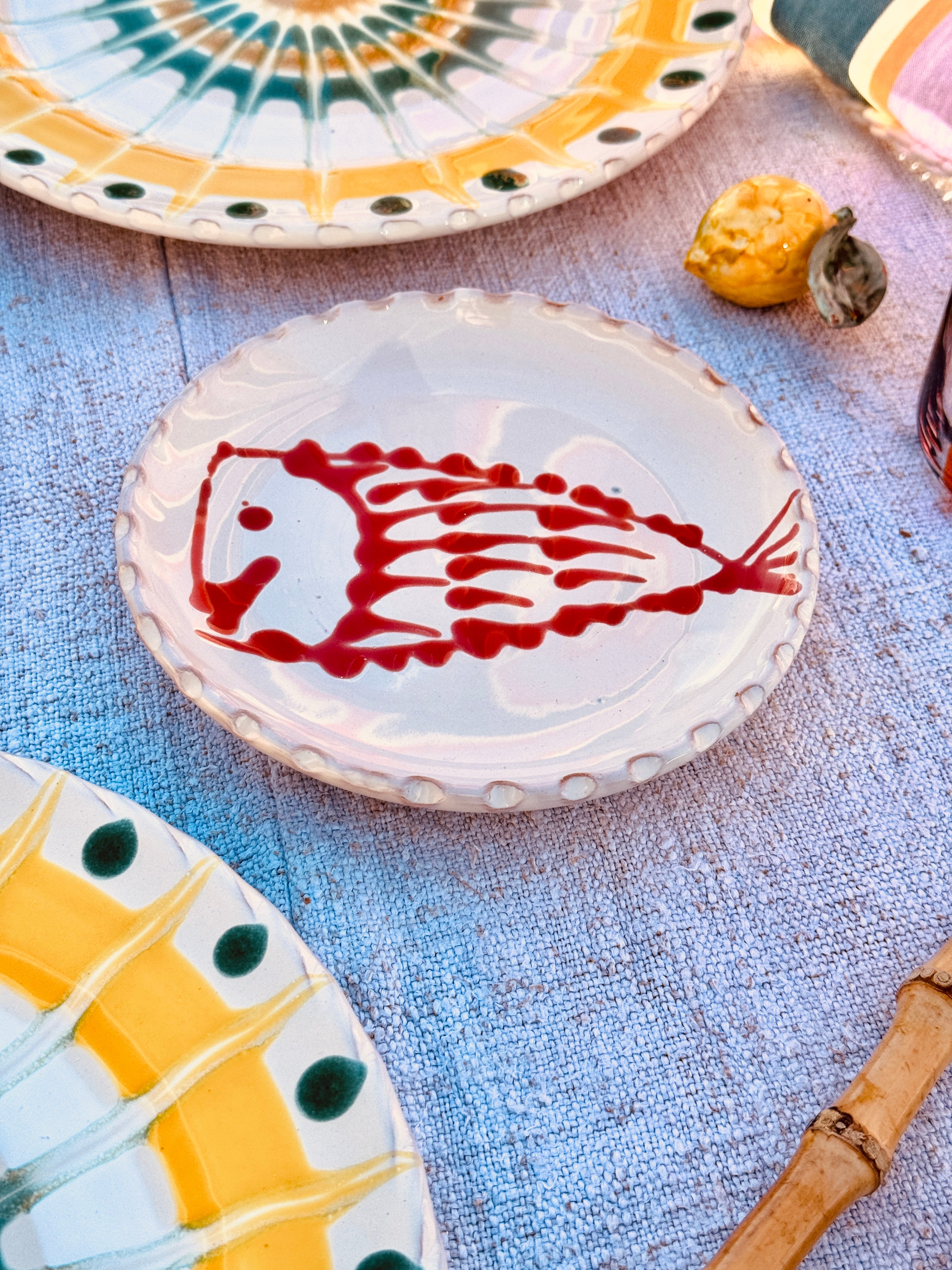 UNIQUE Fruit Plate 16cm "IL Pesce Pazzo"