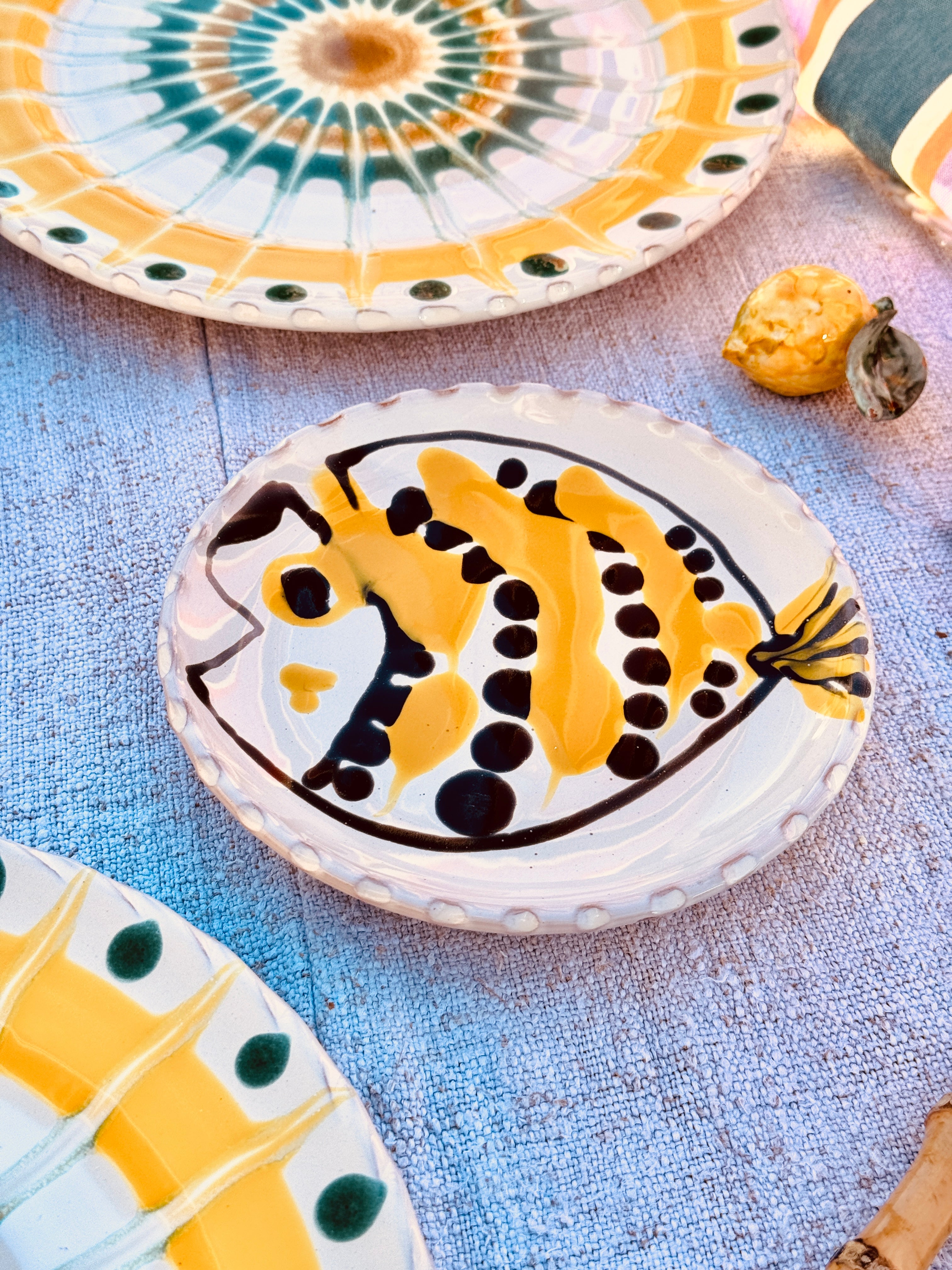 UNIQUE Fruit Plate 16cm "IL Pesce Pazzo"