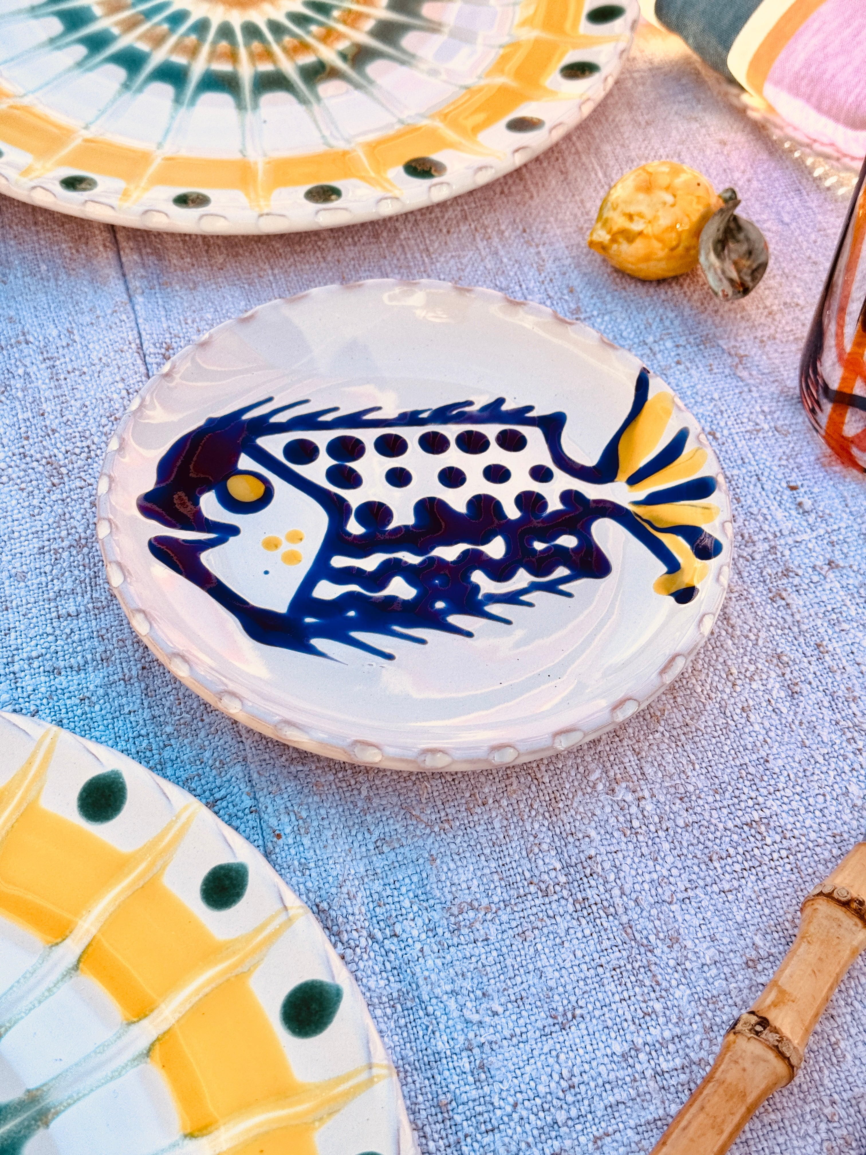 UNIQUE Fruit Plate 16cm "IL Pesce Pazzo"