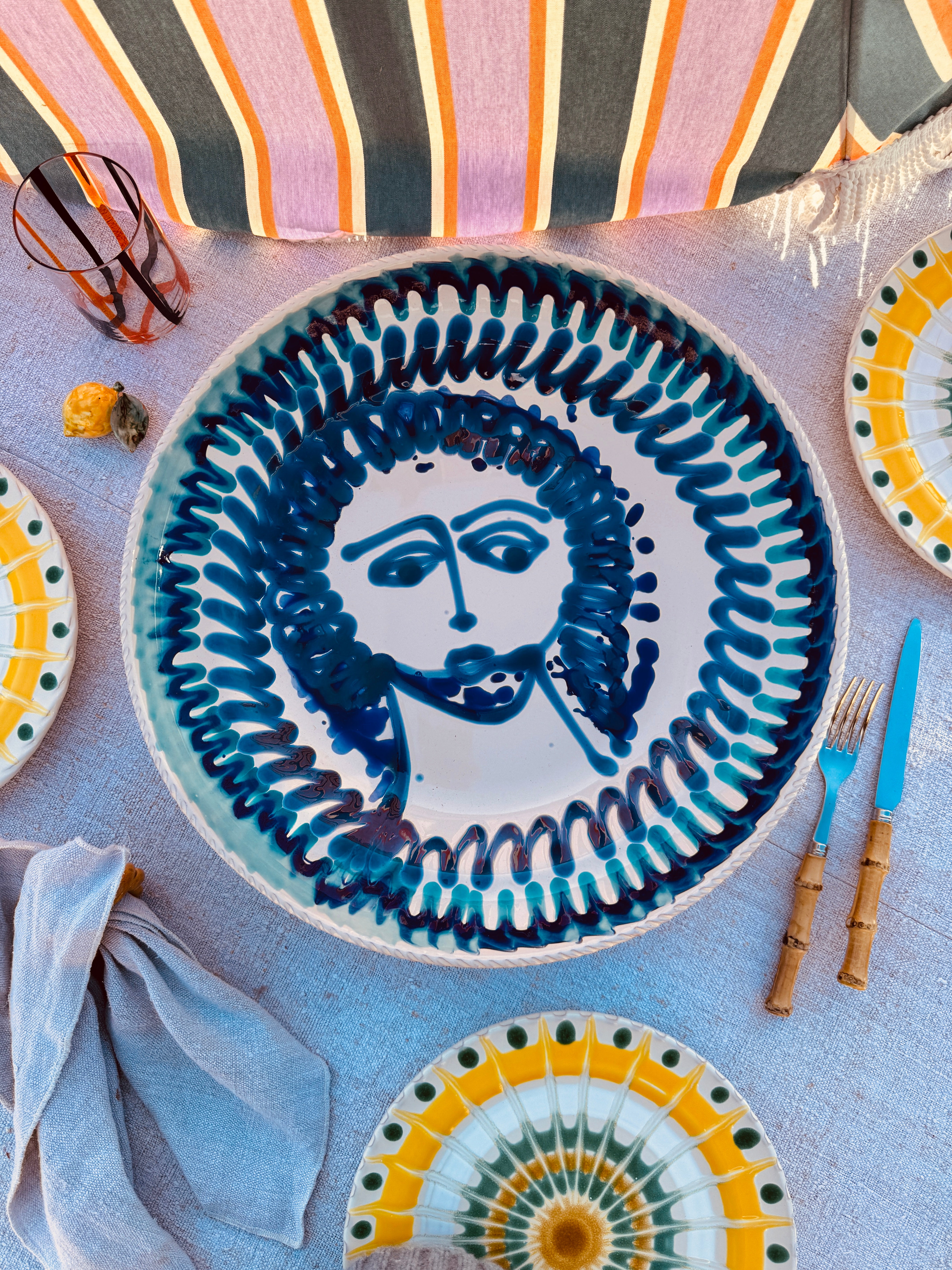 Studio Riviera Centerpiece Schale 42 cm | Handgefertigt in Italien