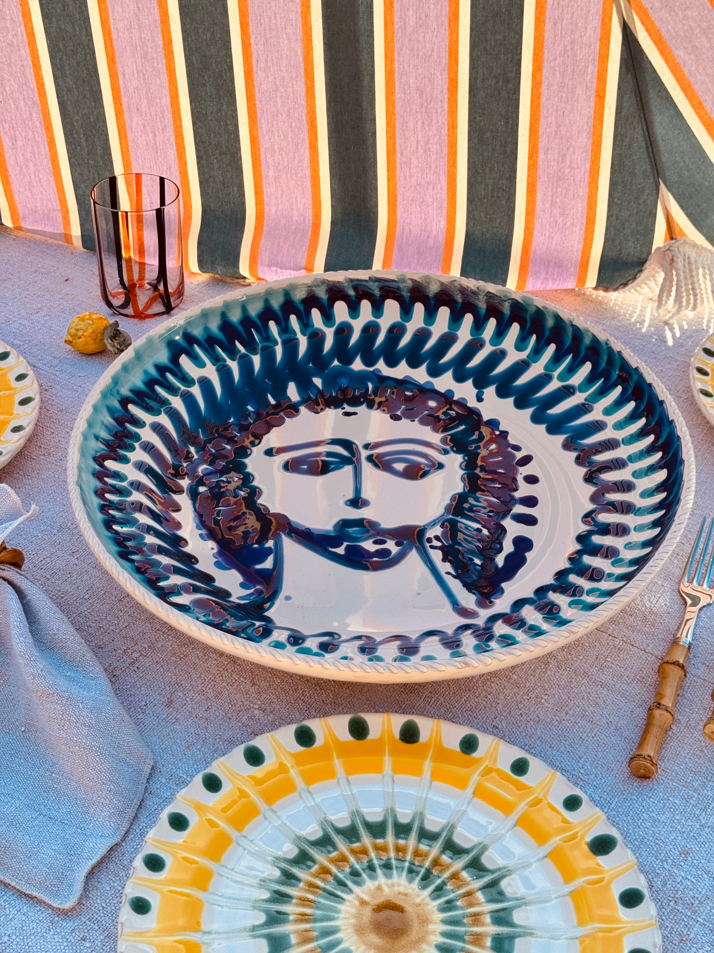 Studio Riviera Centerpiece Schale 42 cm | Handgefertigt in Italien