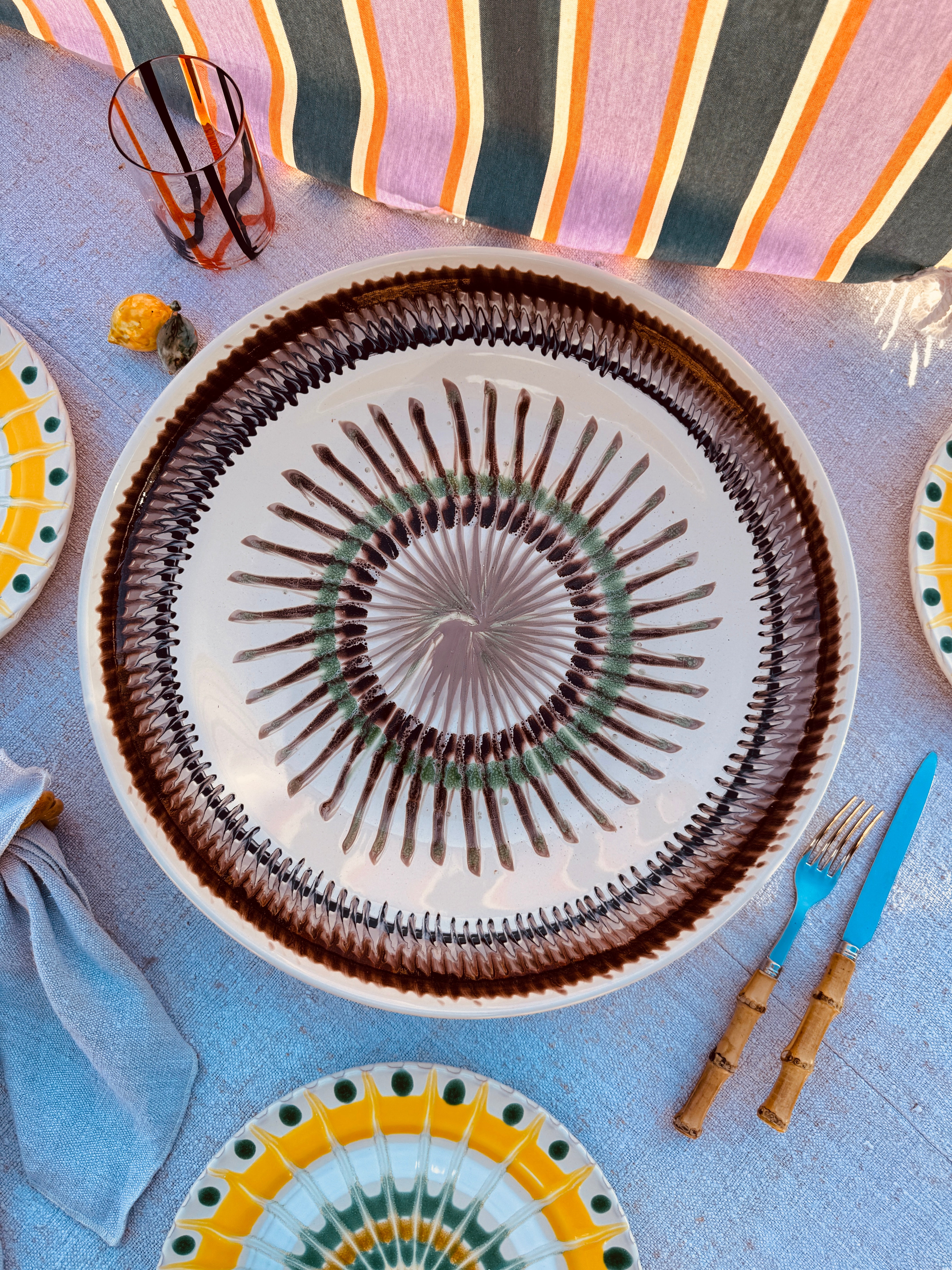 Studio Riviera Centerpiece Schale 42 cm | Handgefertigt in Italien