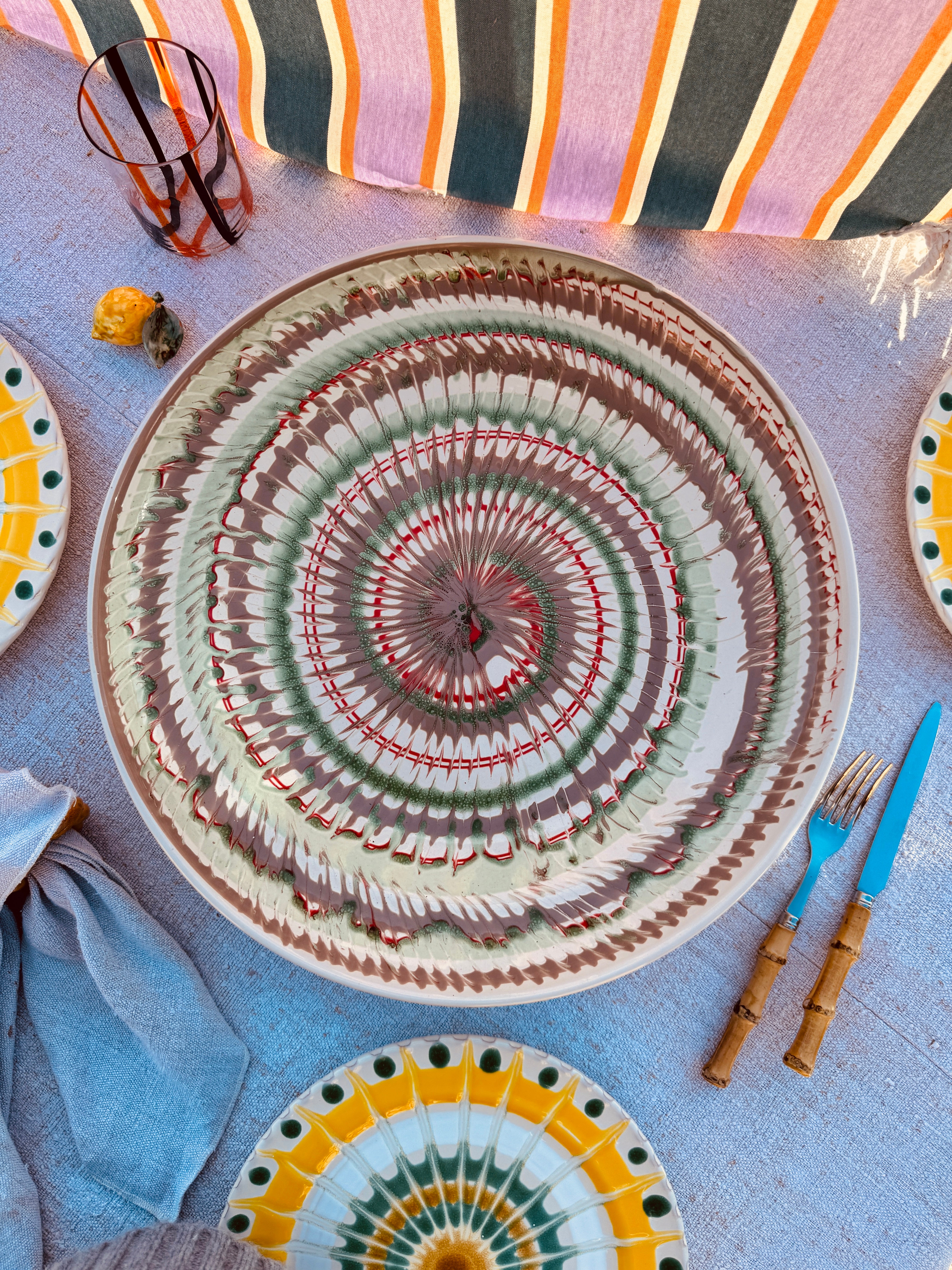 Studio Riviera Centerpiece Schale 42 cm | Handgefertigt in Italien