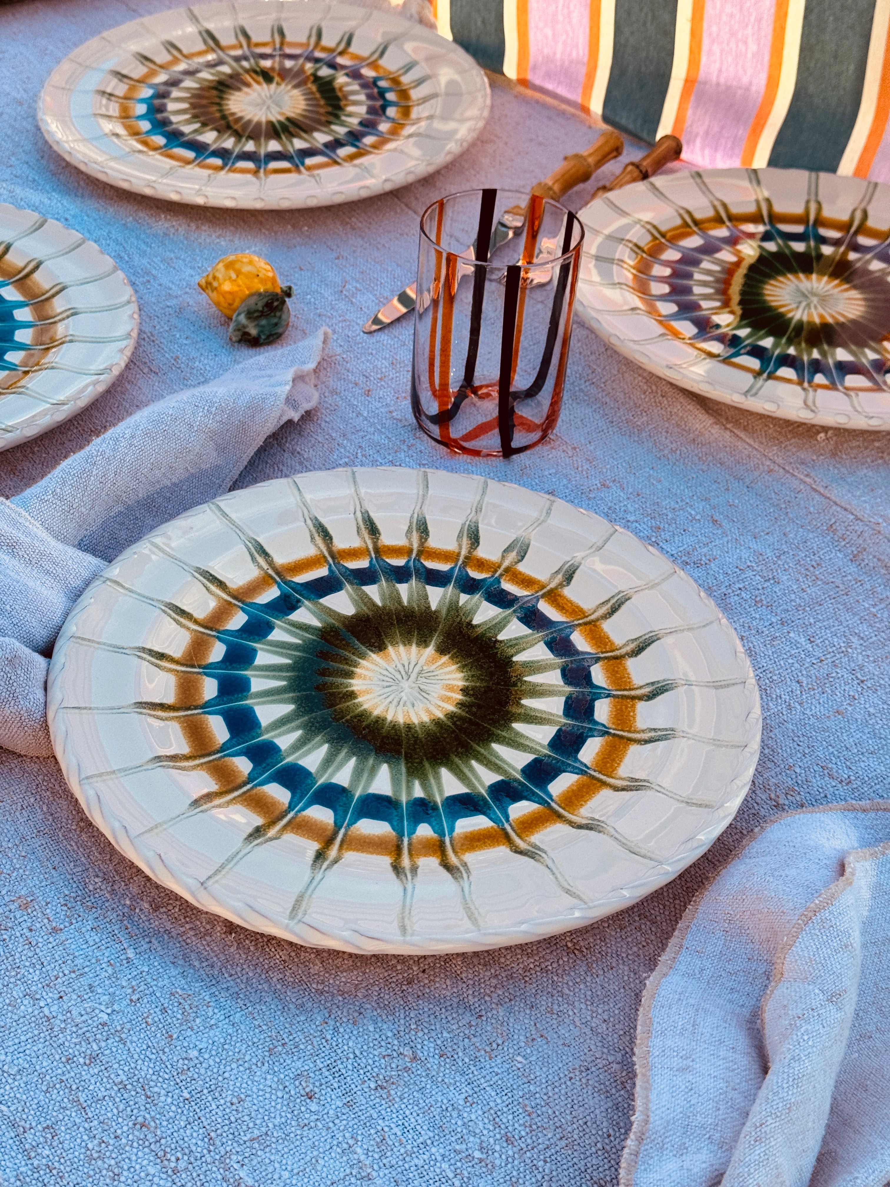 Speiseteller 27cm "Grand Hotel Riviera 1969" 6er Set