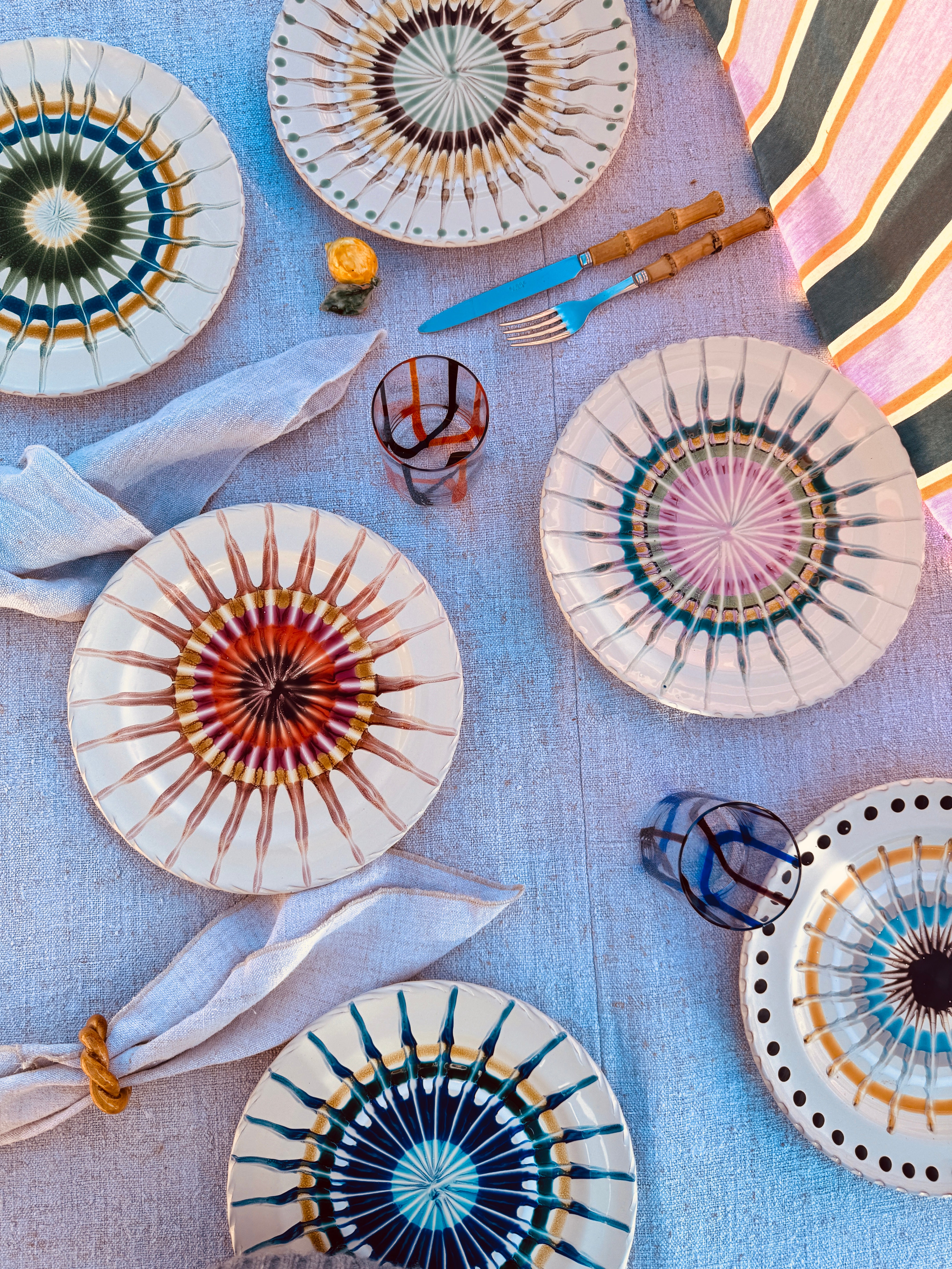 Speiseteller 27cm "Grand Hotel Riviera Mix" 6er Set