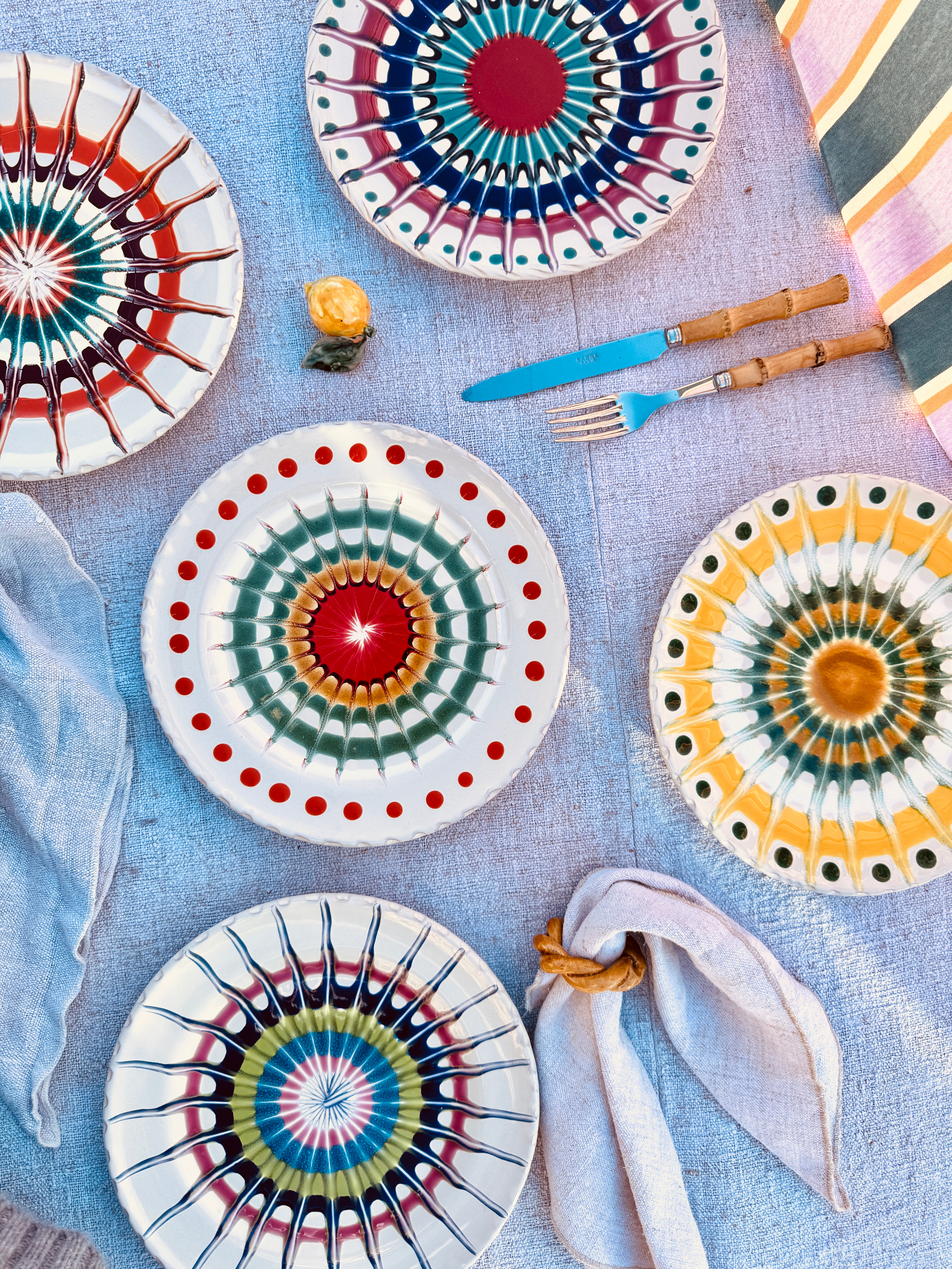 Speiseteller 25cm "Grand Hotel Riviera High Five" 5er Set