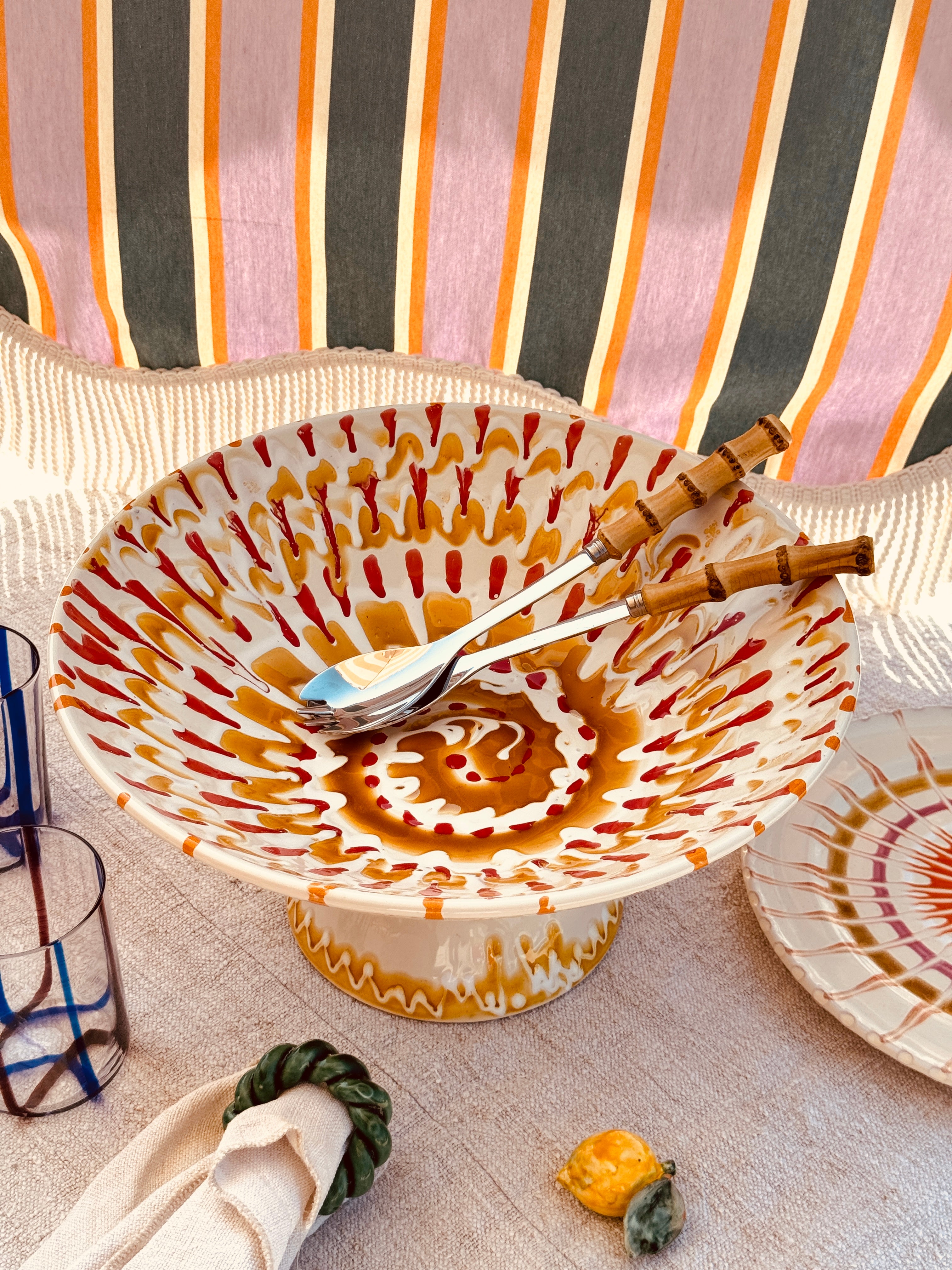 Einzelstück – Psychodelic High Bowl „Konic“, 35 cm
