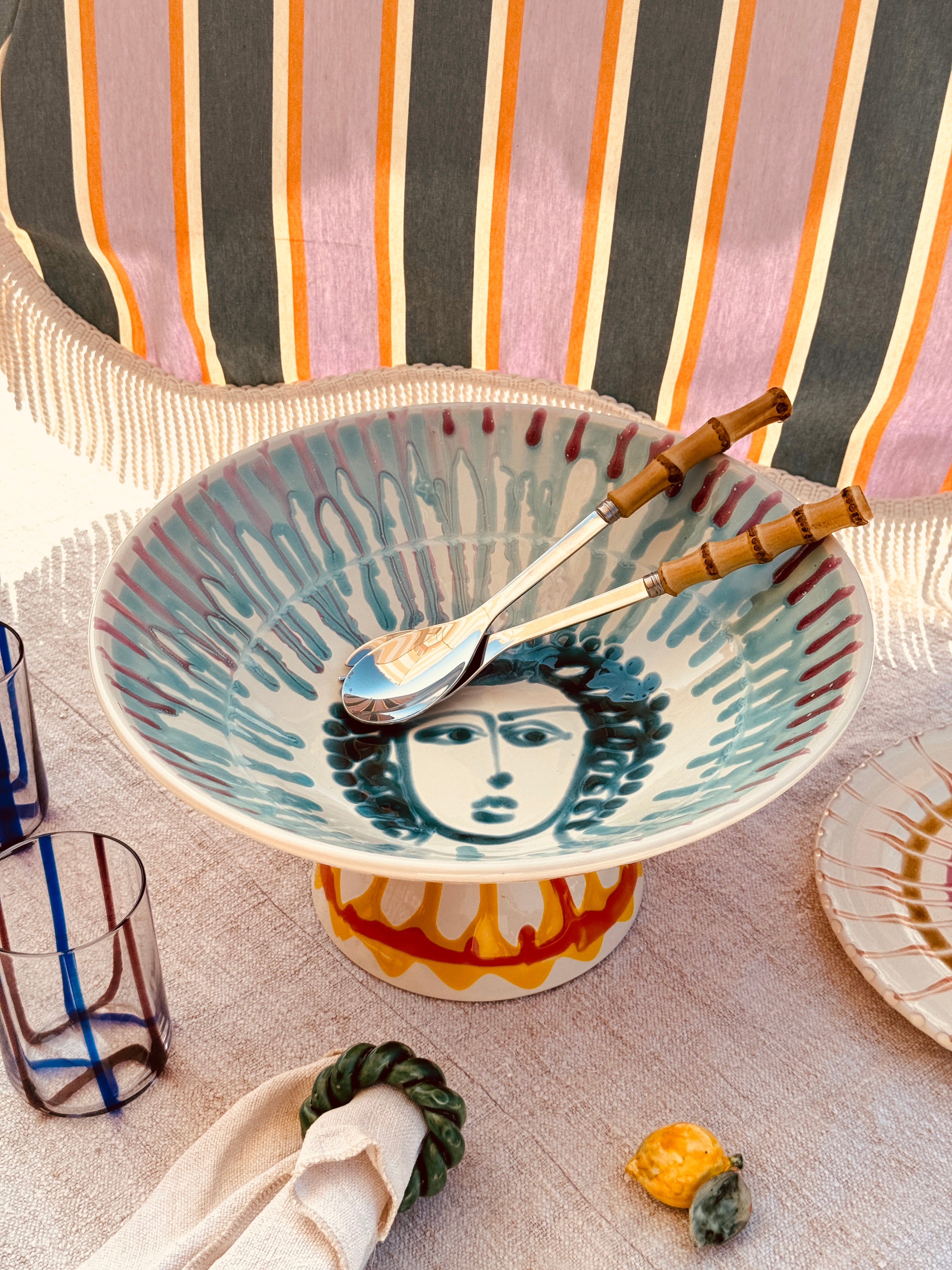 Einzelstück – Psychodelic High Bowl „Konic“, 35 cm
