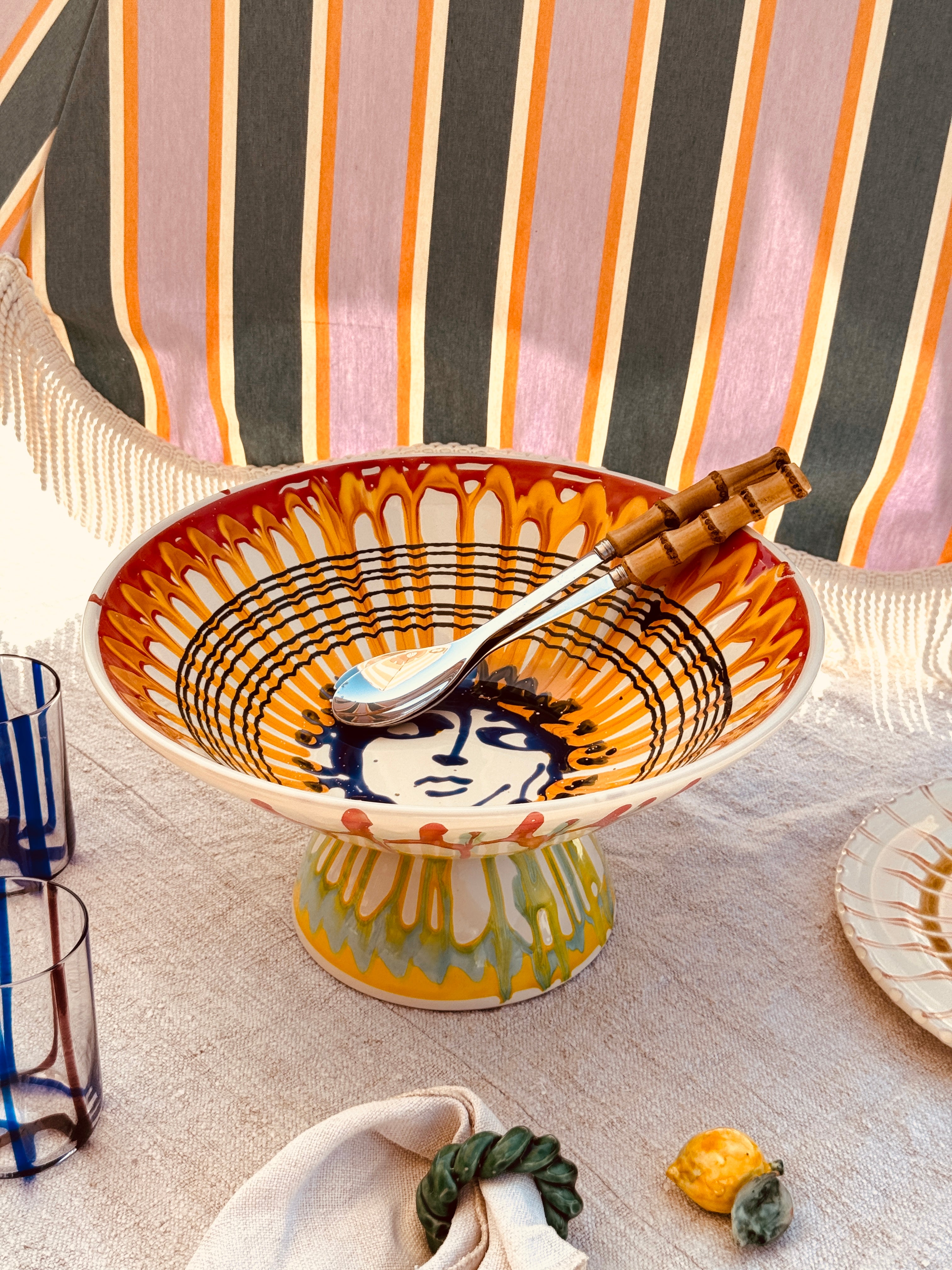 Einzelstück – Psychodelic High Bowl „Konic“, 35 cm
