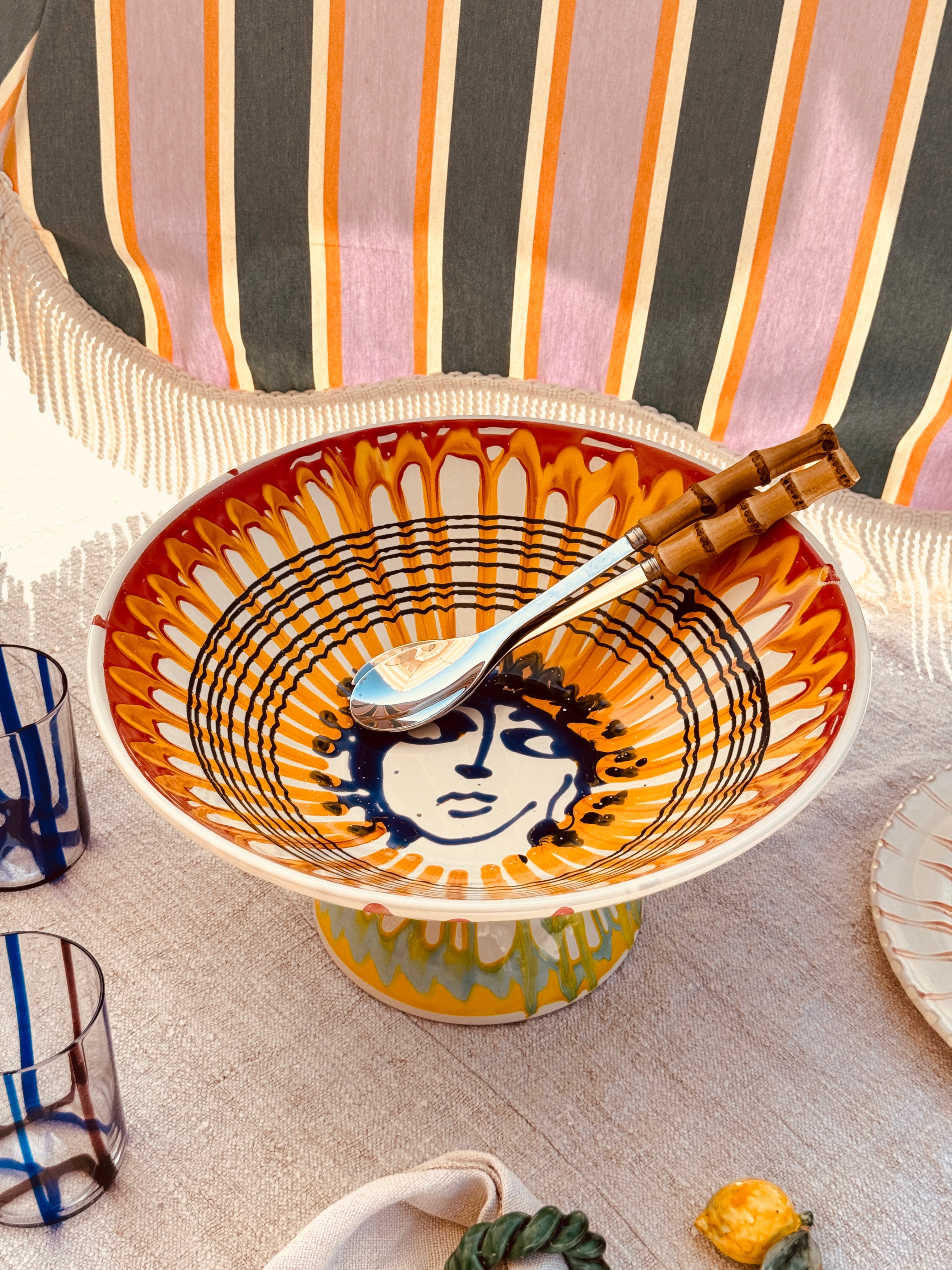 Einzelstück – Psychodelic High Bowl „Konic“, 35 cm
