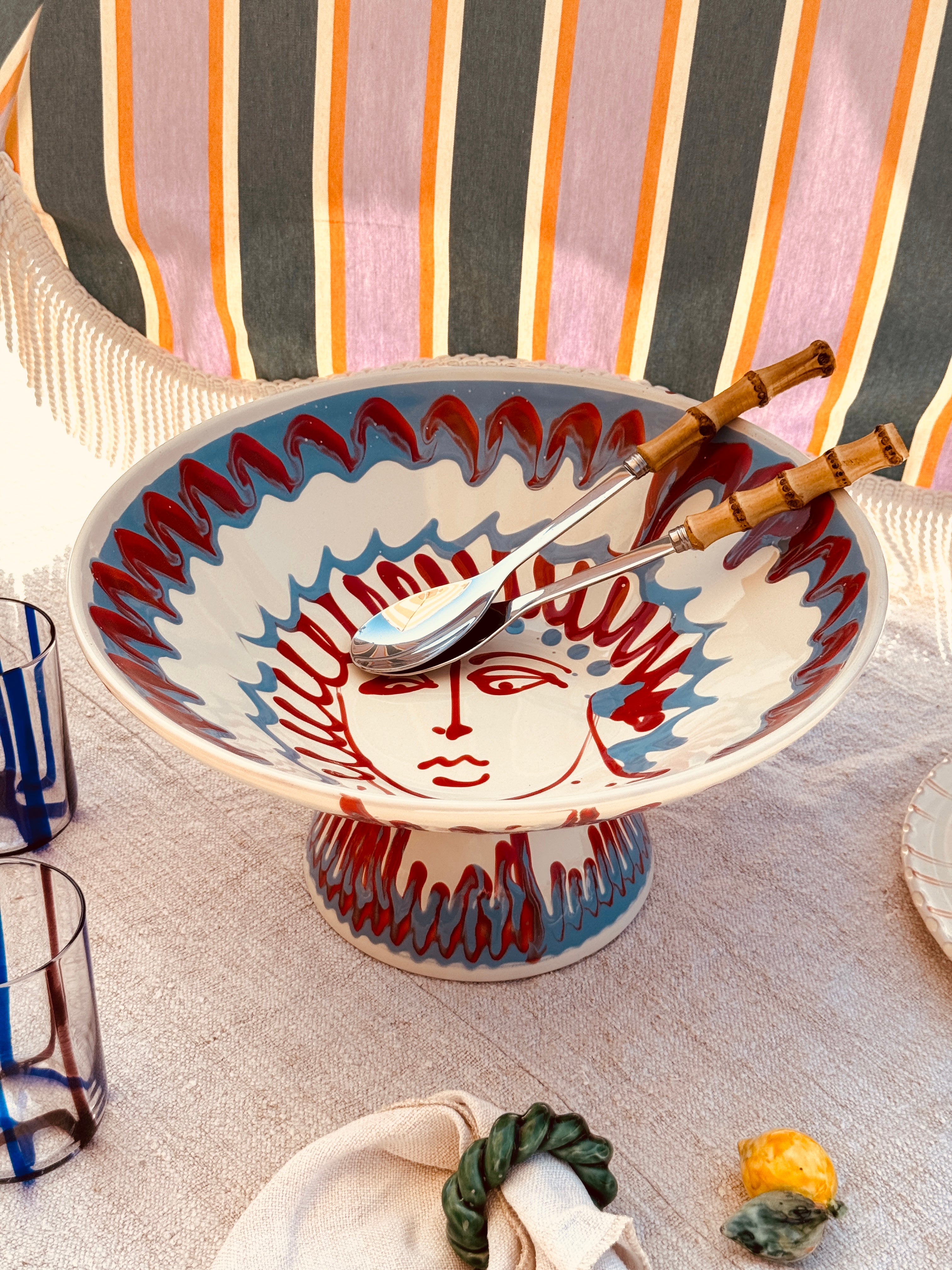 Einzelstück – Psychodelic High Bowl „Konic“, 35 cm
