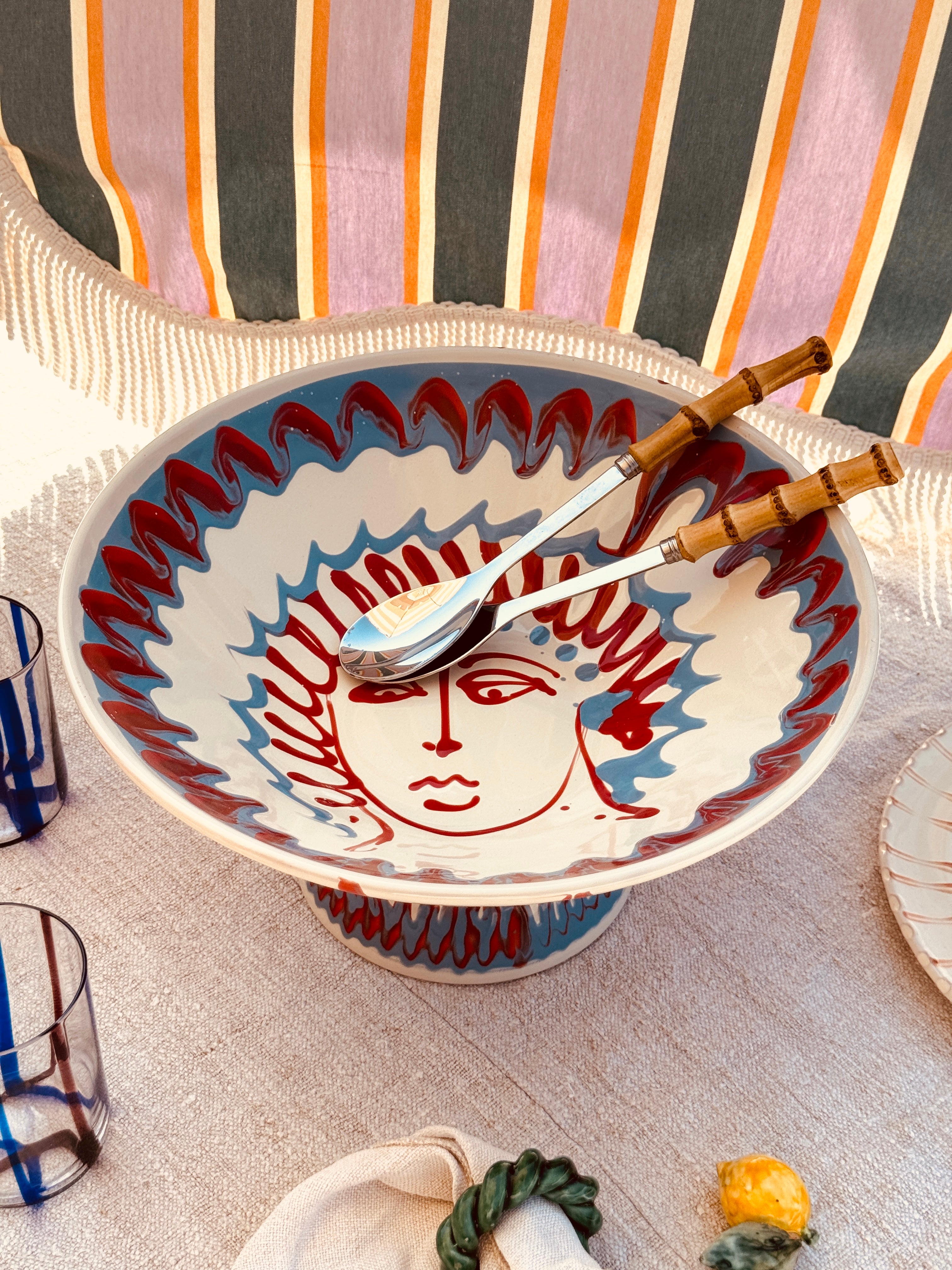 Einzelstück – Psychodelic High Bowl „Konic“, 35 cm
