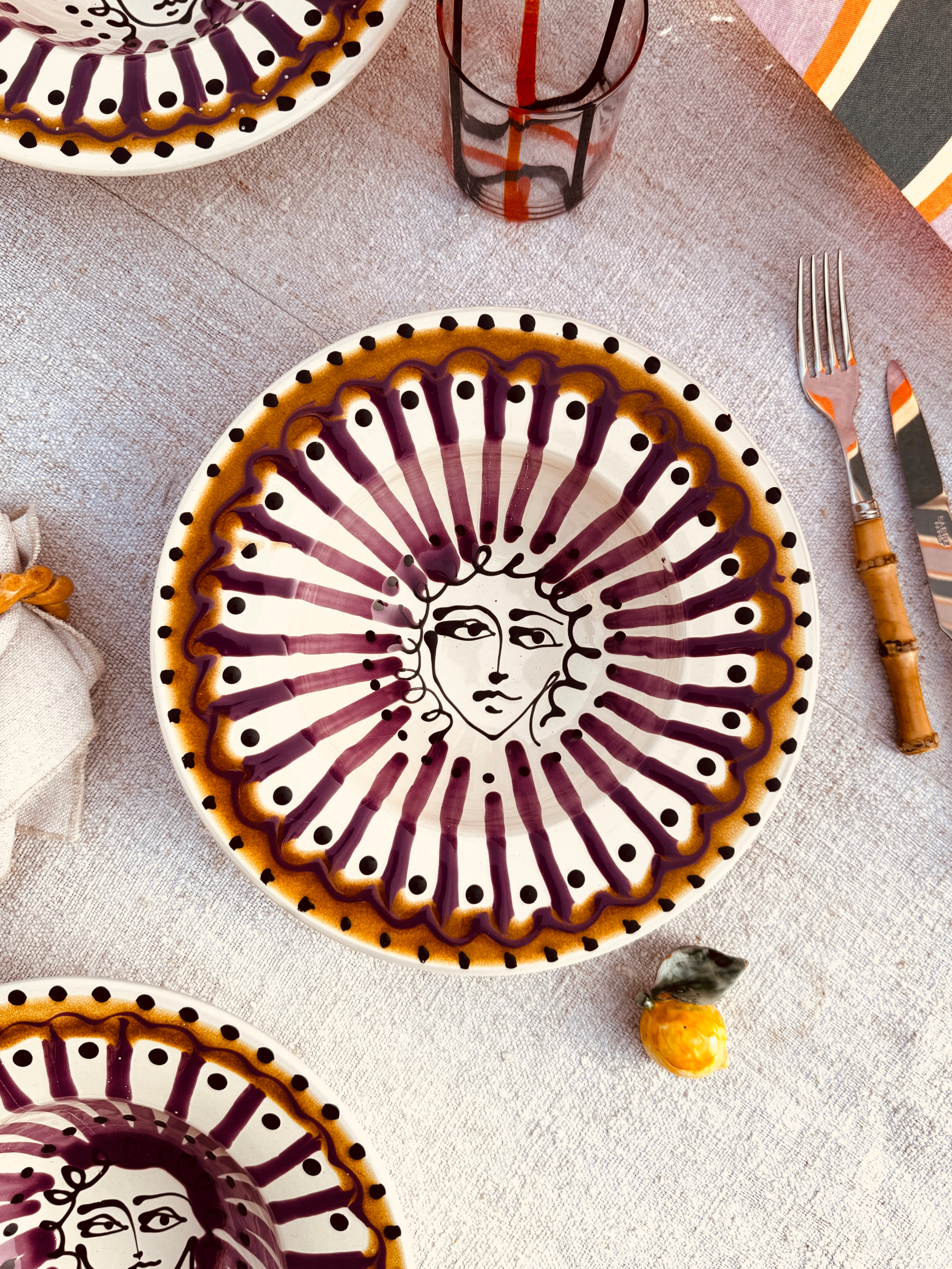 Handgefertigte Pastaschale 25 cm | Cappello di Prete