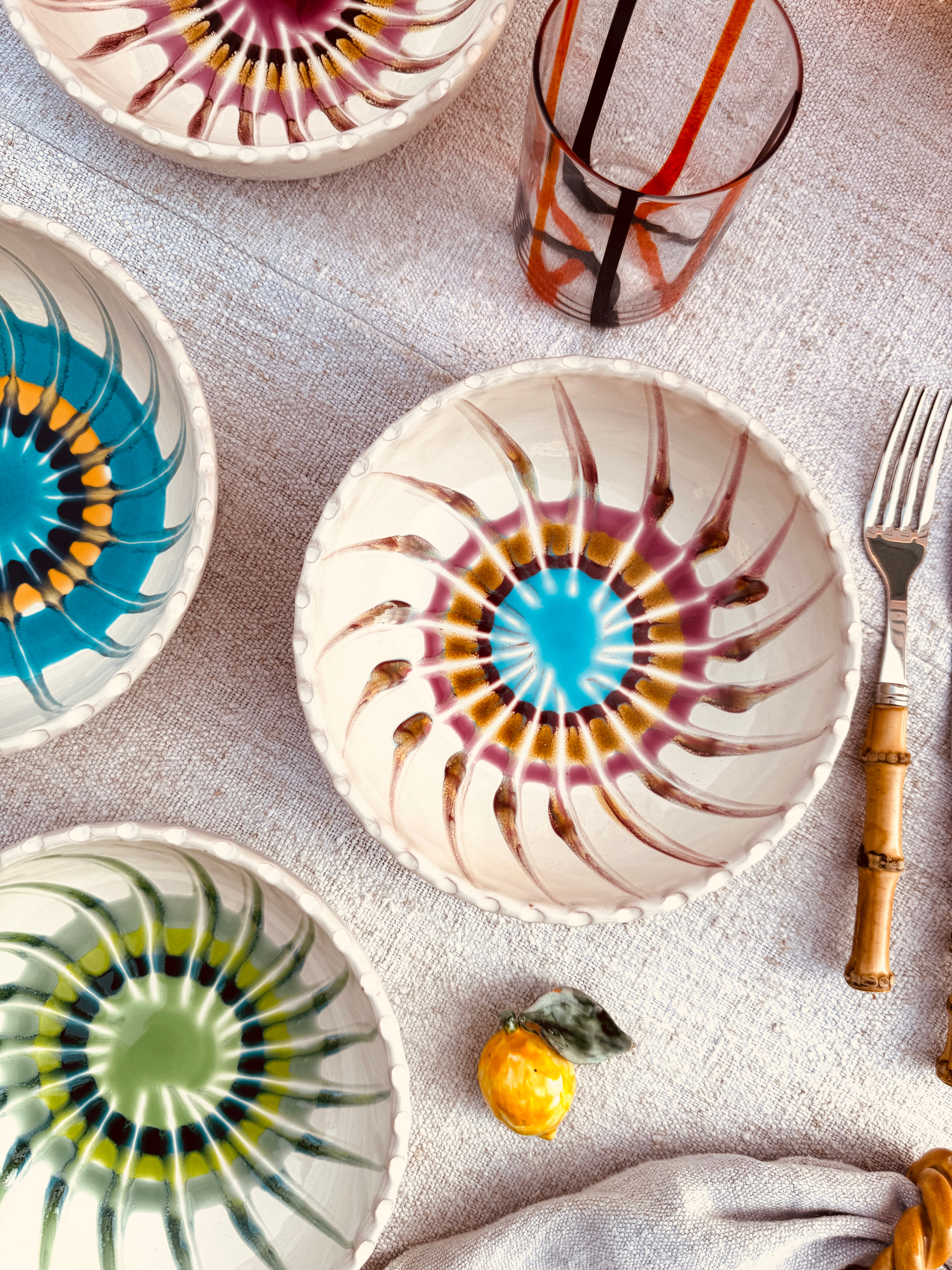 Schale  - 19cm „Riviera Classic Mix" 4er Set