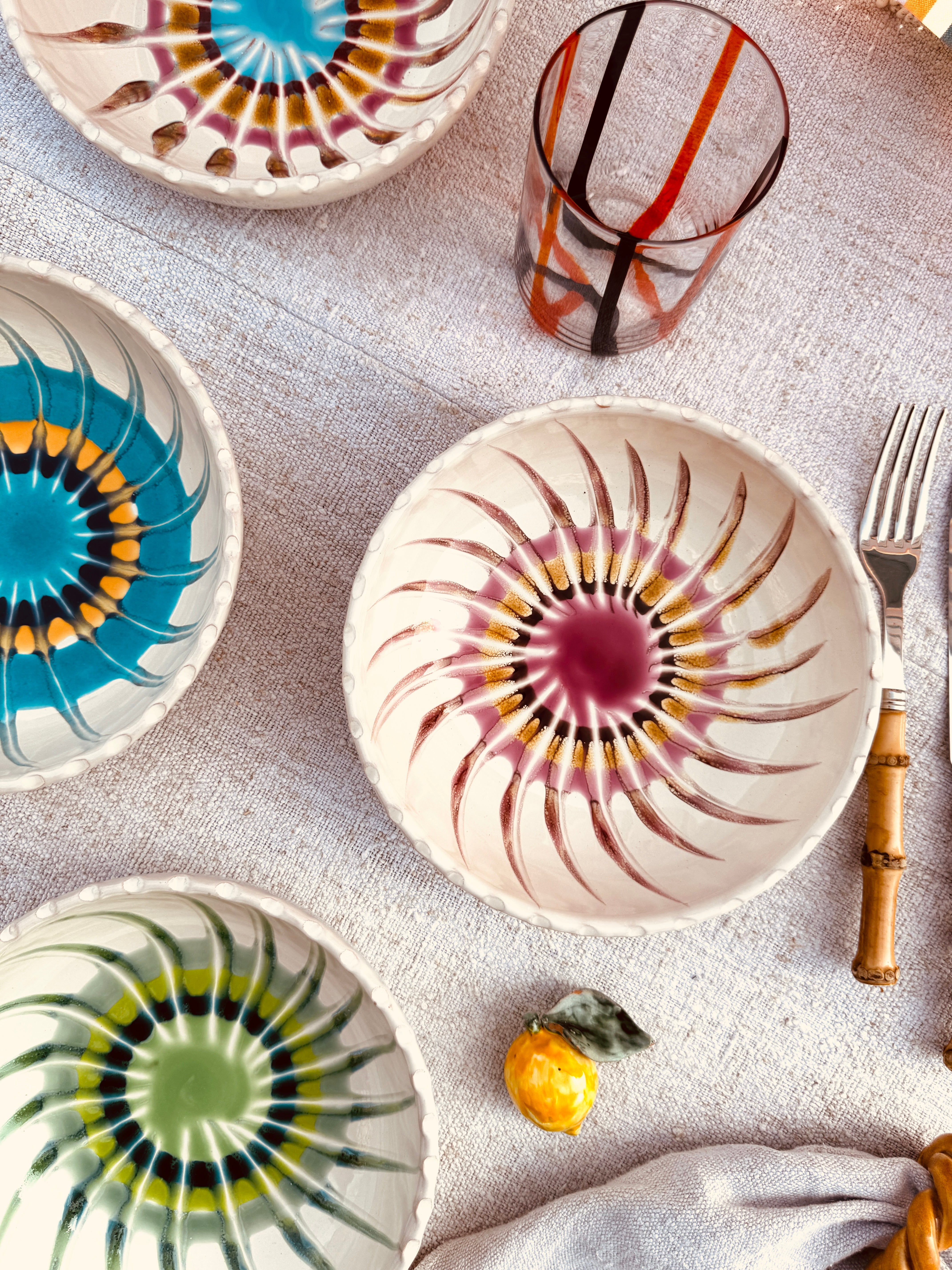 Schale  - 19cm „Riviera Classic Mix" 4er Set