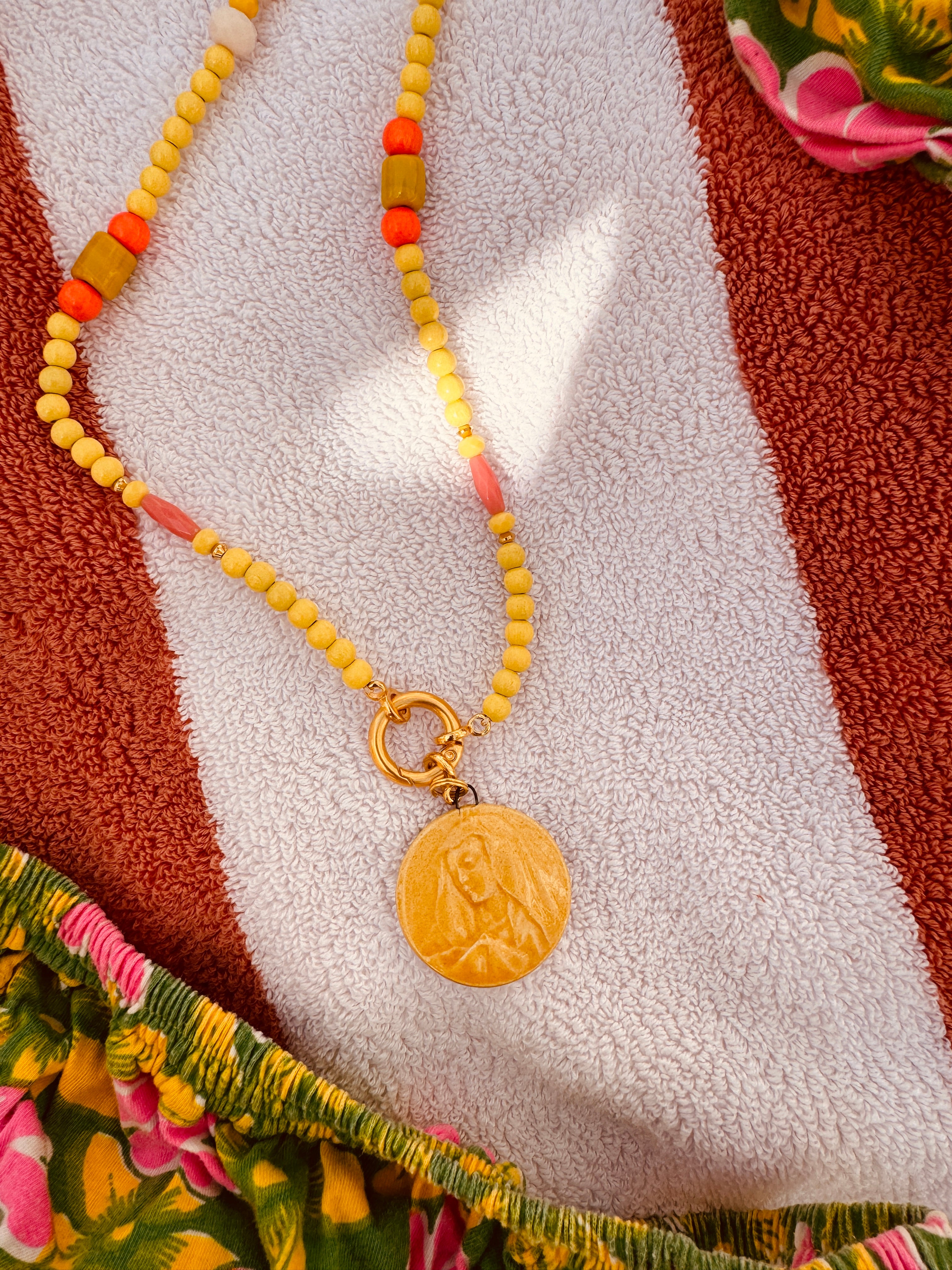 Mrs. Riviera's handmade & unique Necklaces with Ceramic Pendants from Puglia