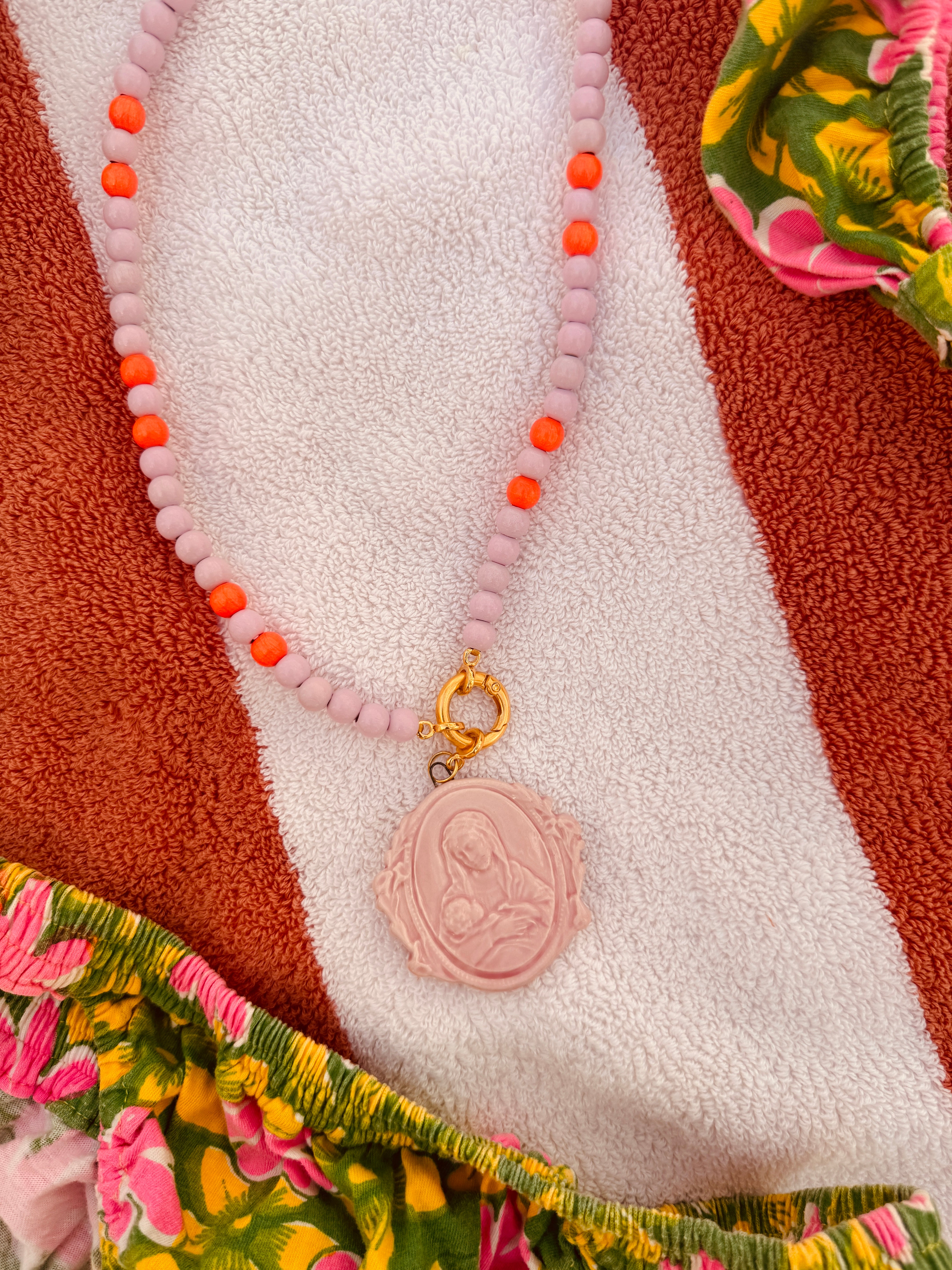 Mrs. Riviera's handmade & unique Necklaces with Ceramic Pendants from Puglia