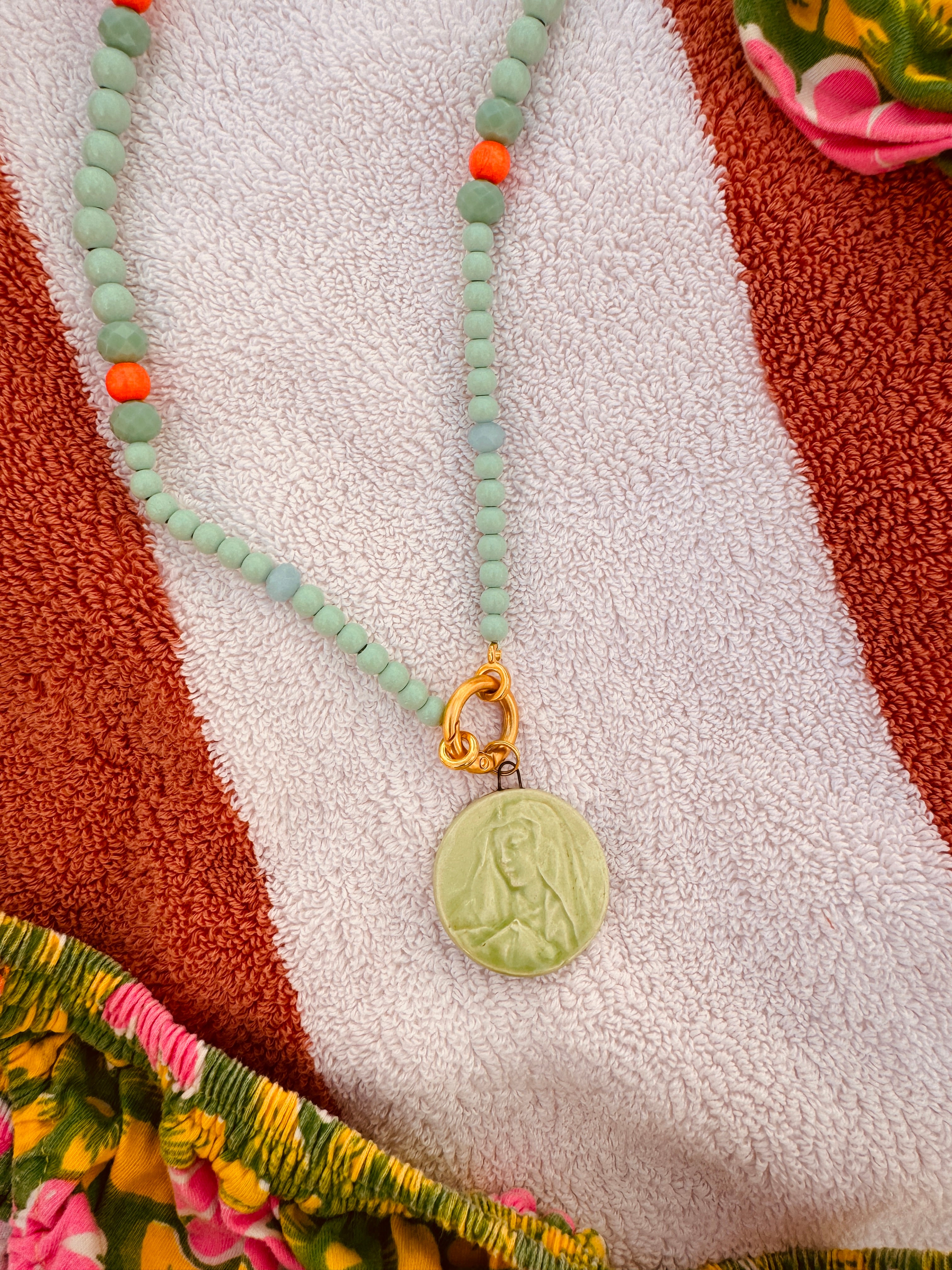Mrs. Riviera's handmade & unique Necklaces with Ceramic Pendants from Puglia