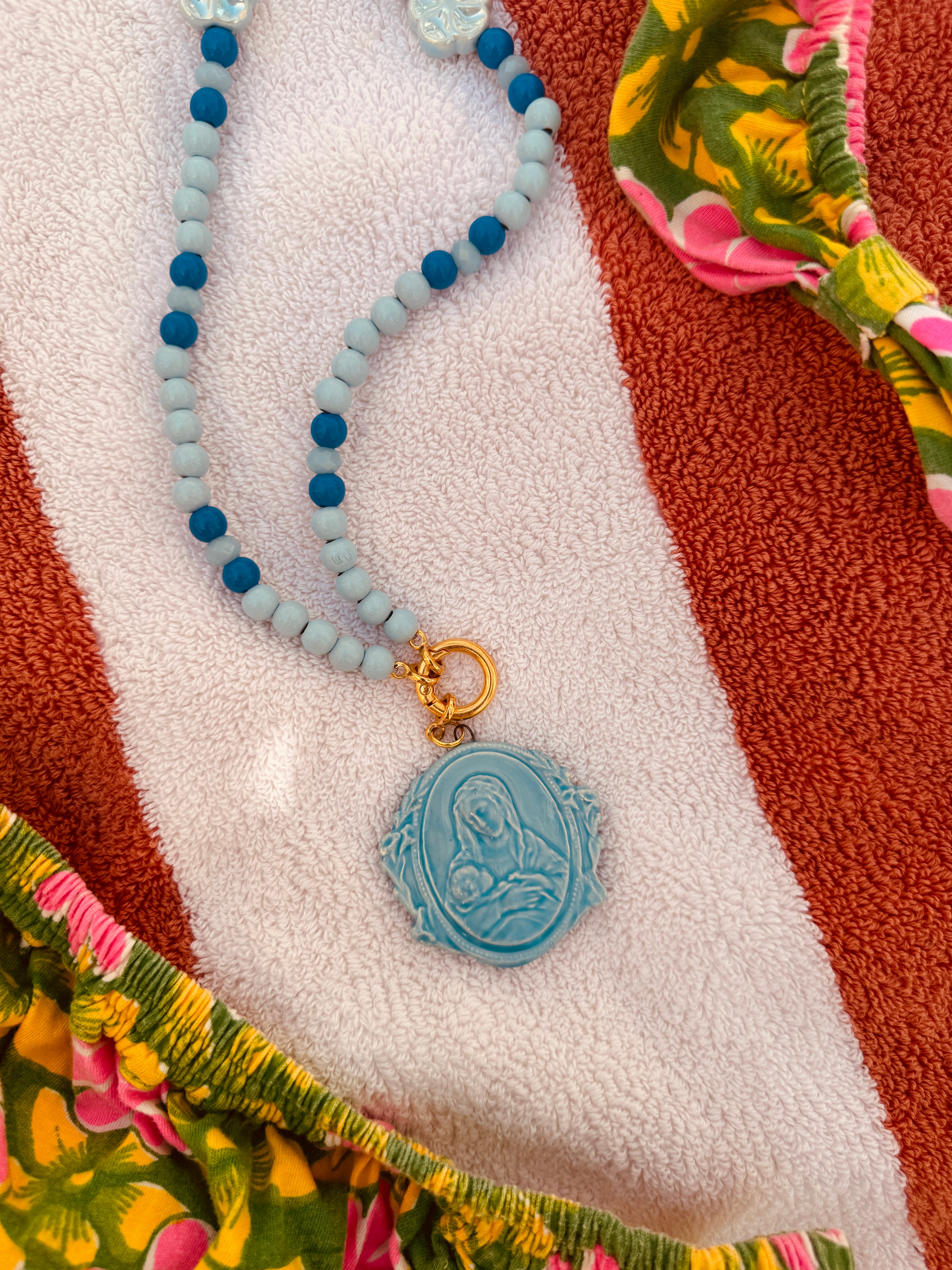 Mrs. Riviera's handmade & unique Necklaces with Ceramic Pendants from Puglia