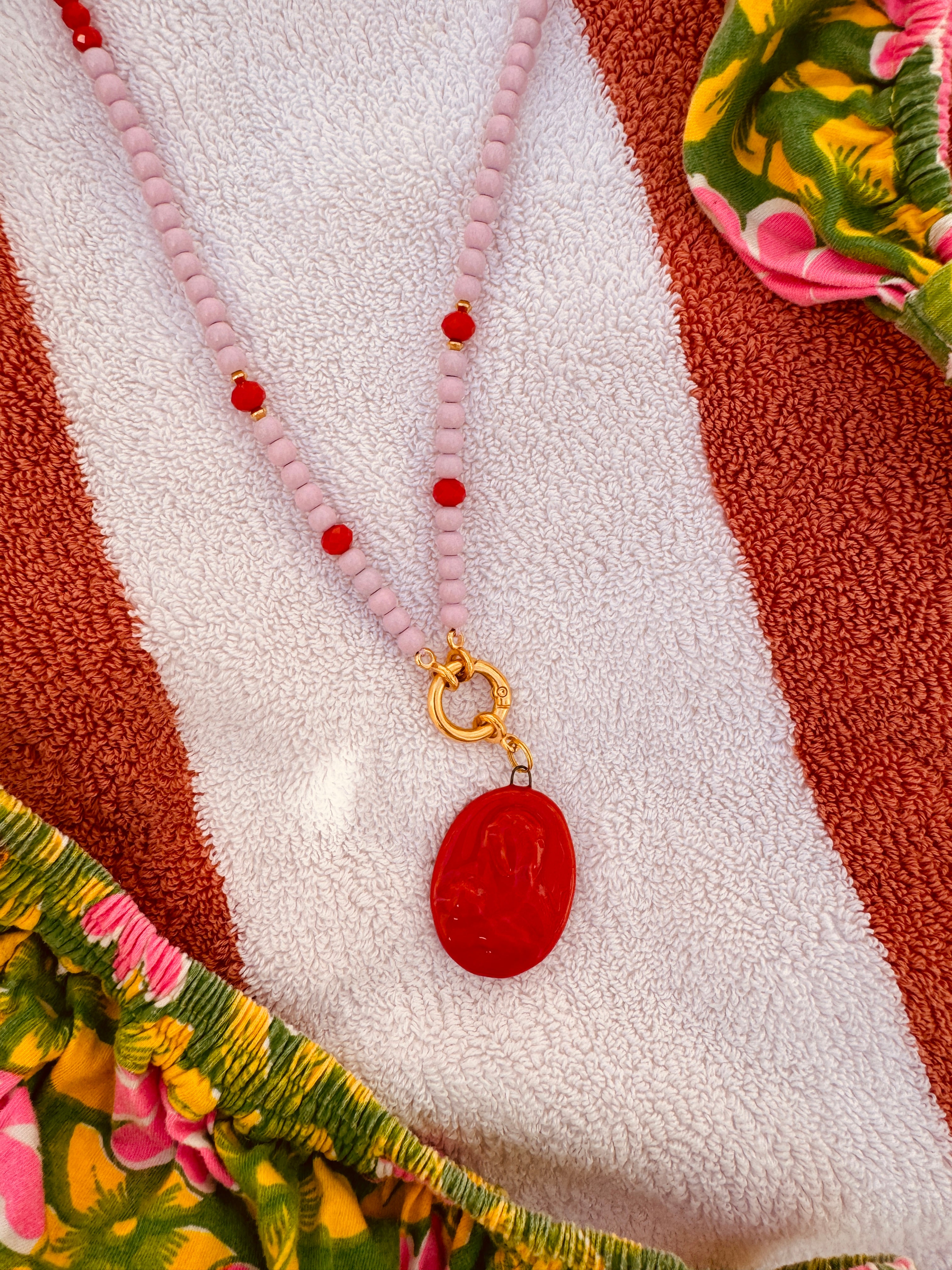 Mrs. Riviera's handmade & unique Necklaces with Ceramic Pendants from Puglia