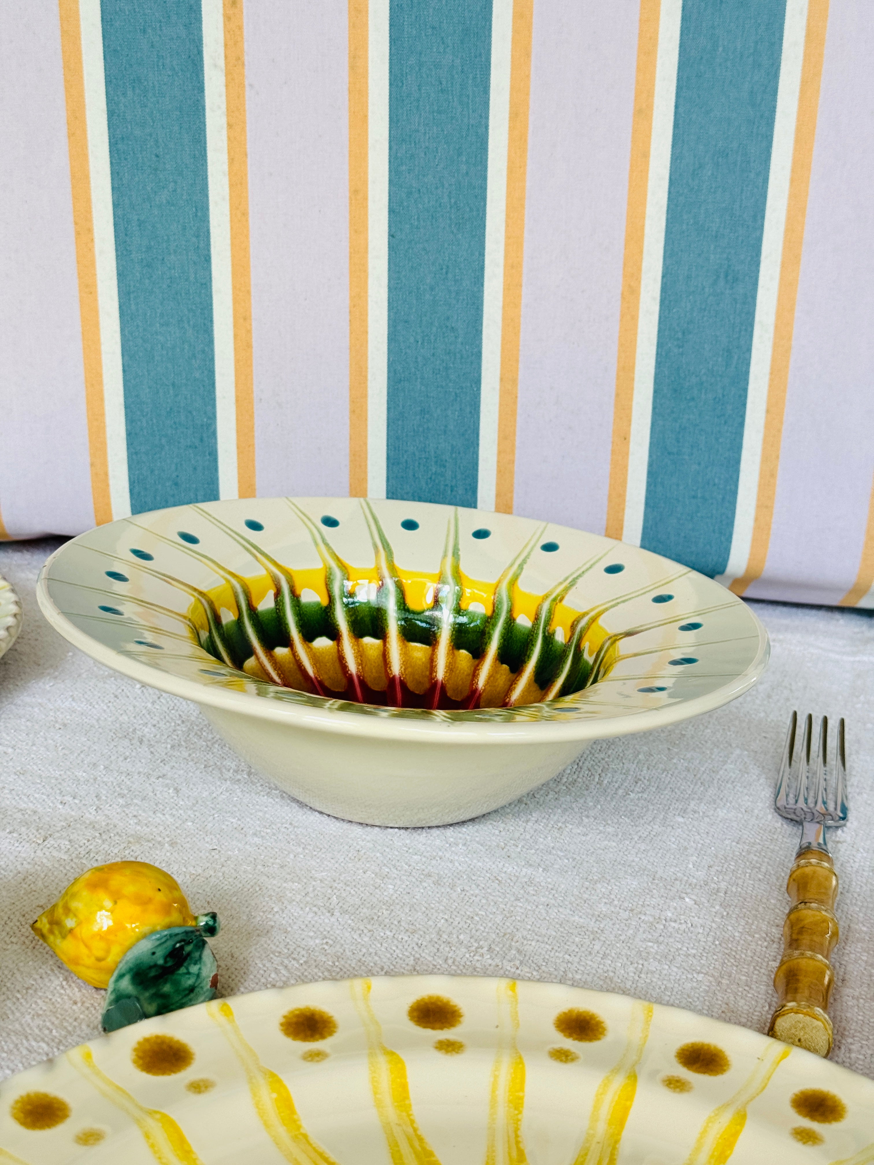 Handmade Italian Pasta Bowl 25 cm | Cappello di Prete