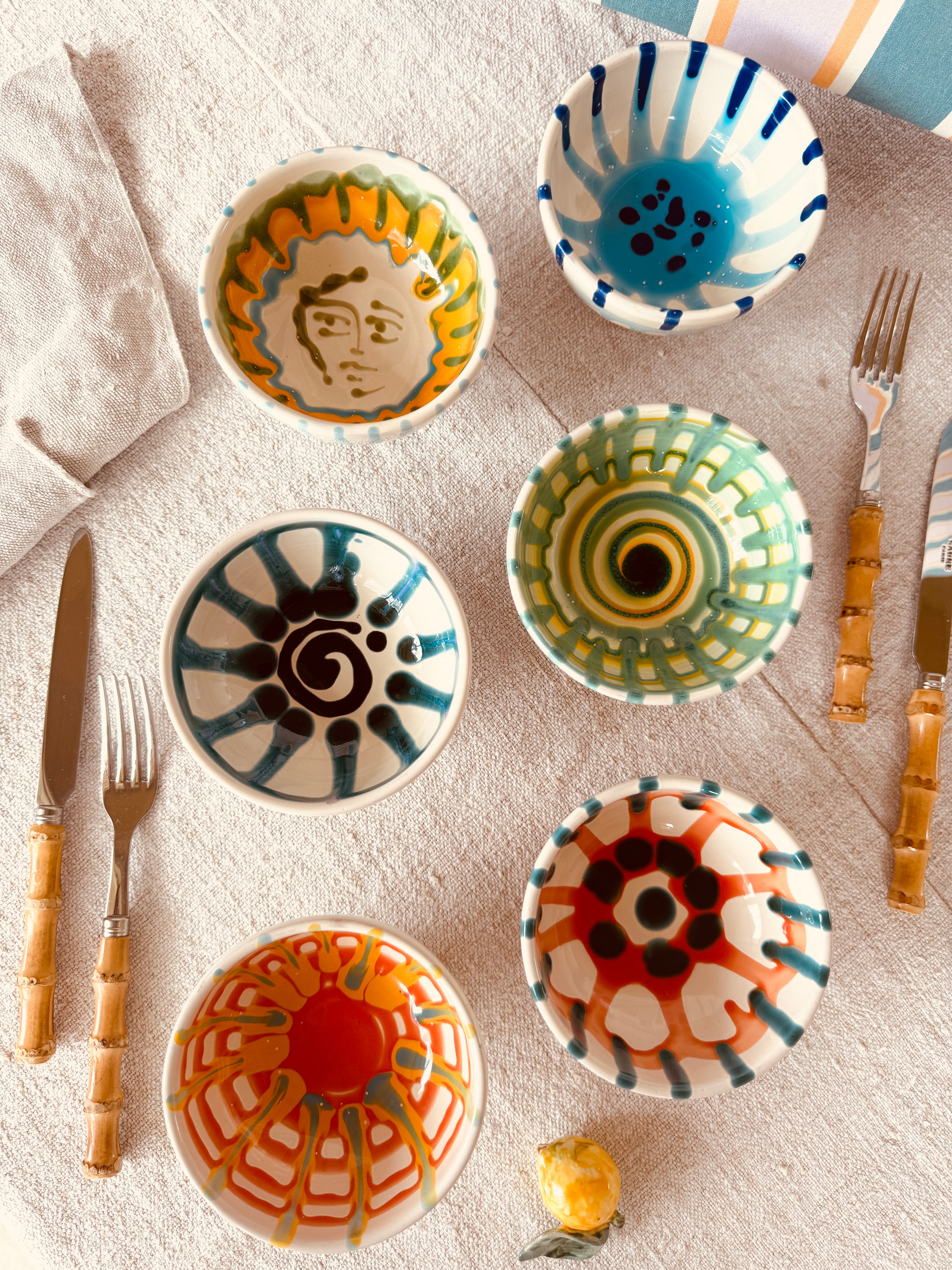 Dessert High Bowl "Mi piace Gelato" 12cm - Set of 6