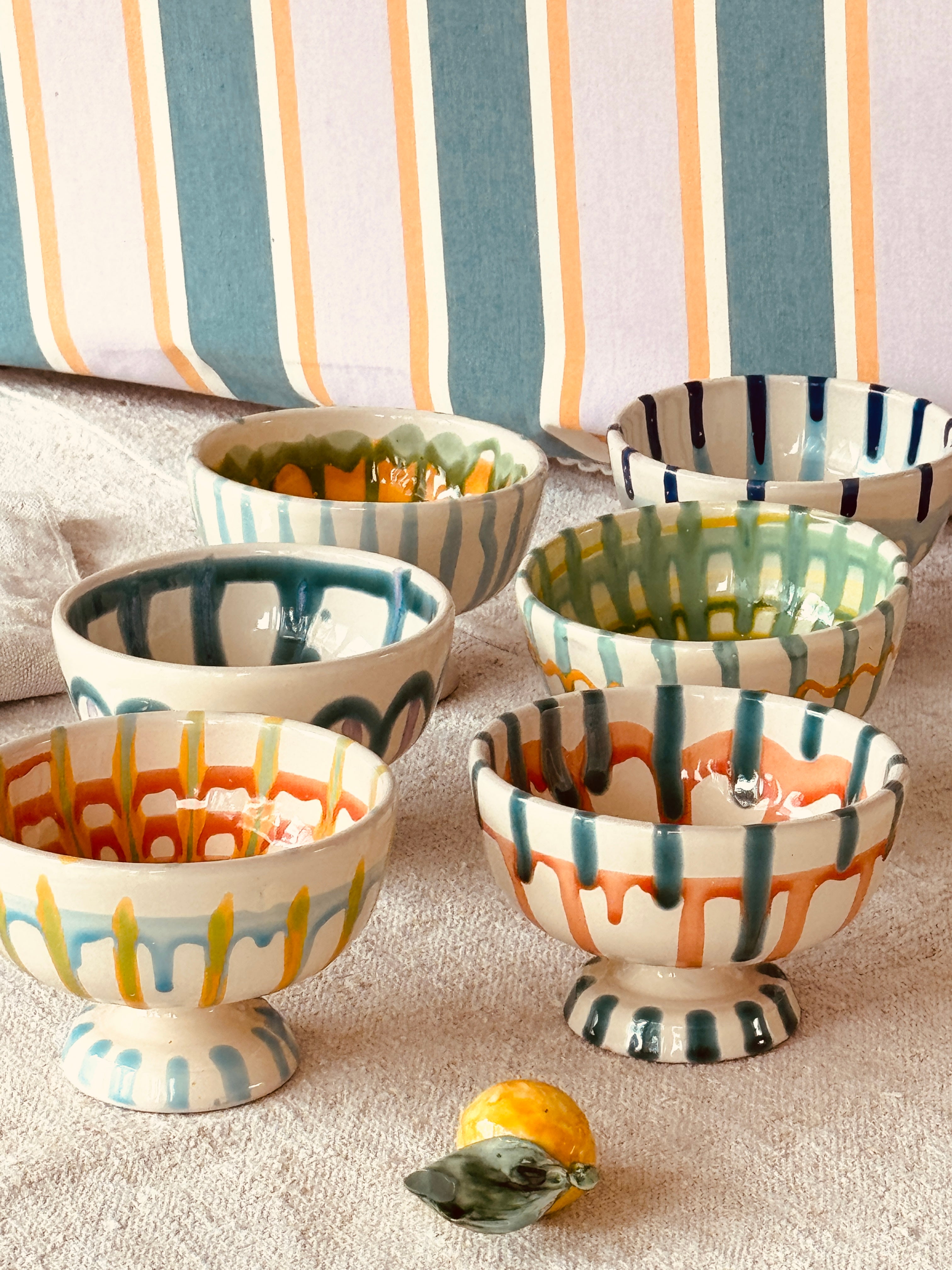 Dessert High Bowl "Mi piace Gelato" 12cm - Set of 6