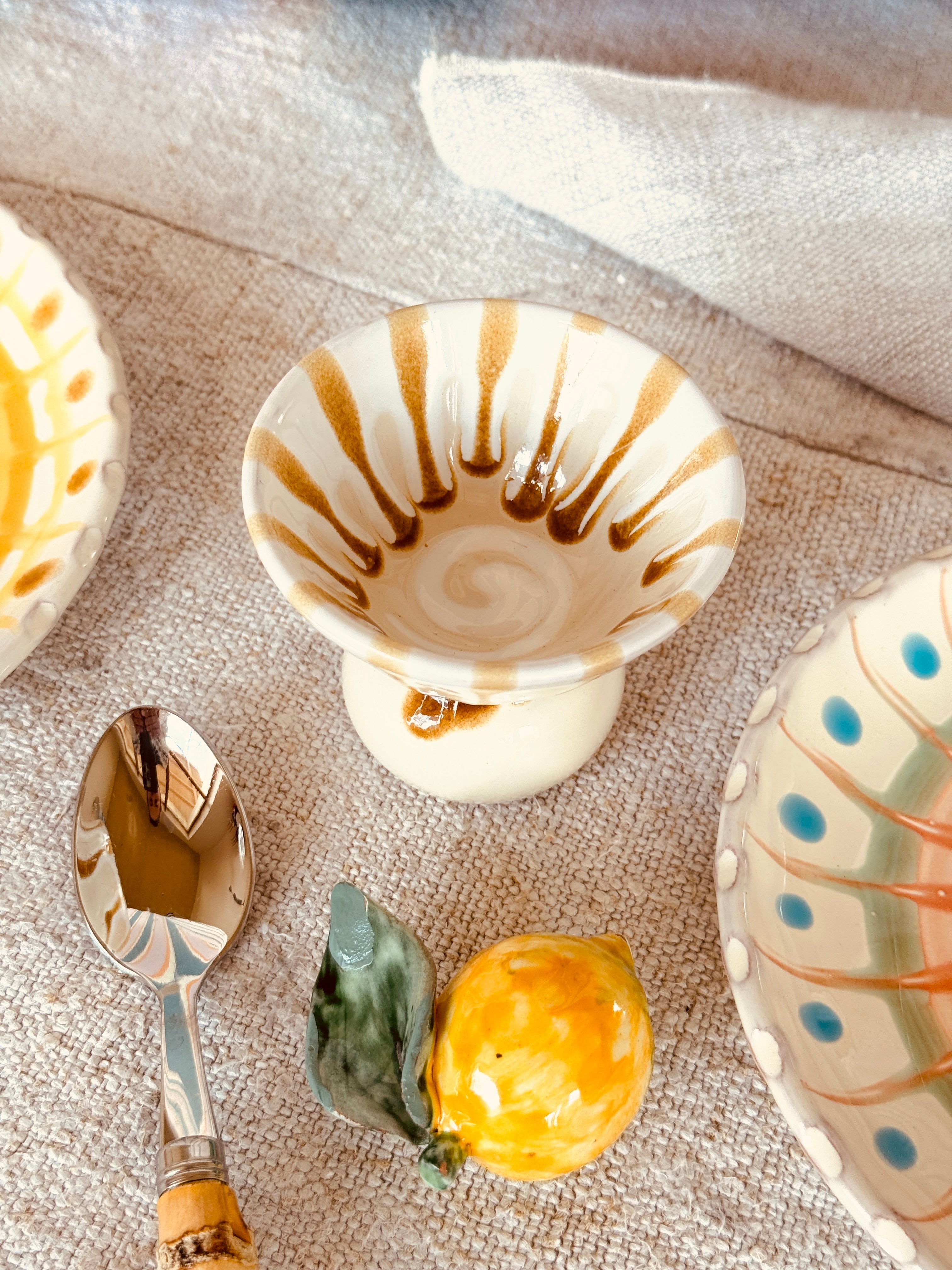 Handmade Italian Espresso Cup 8 cm | Mrs. Riviera Design "Crema"