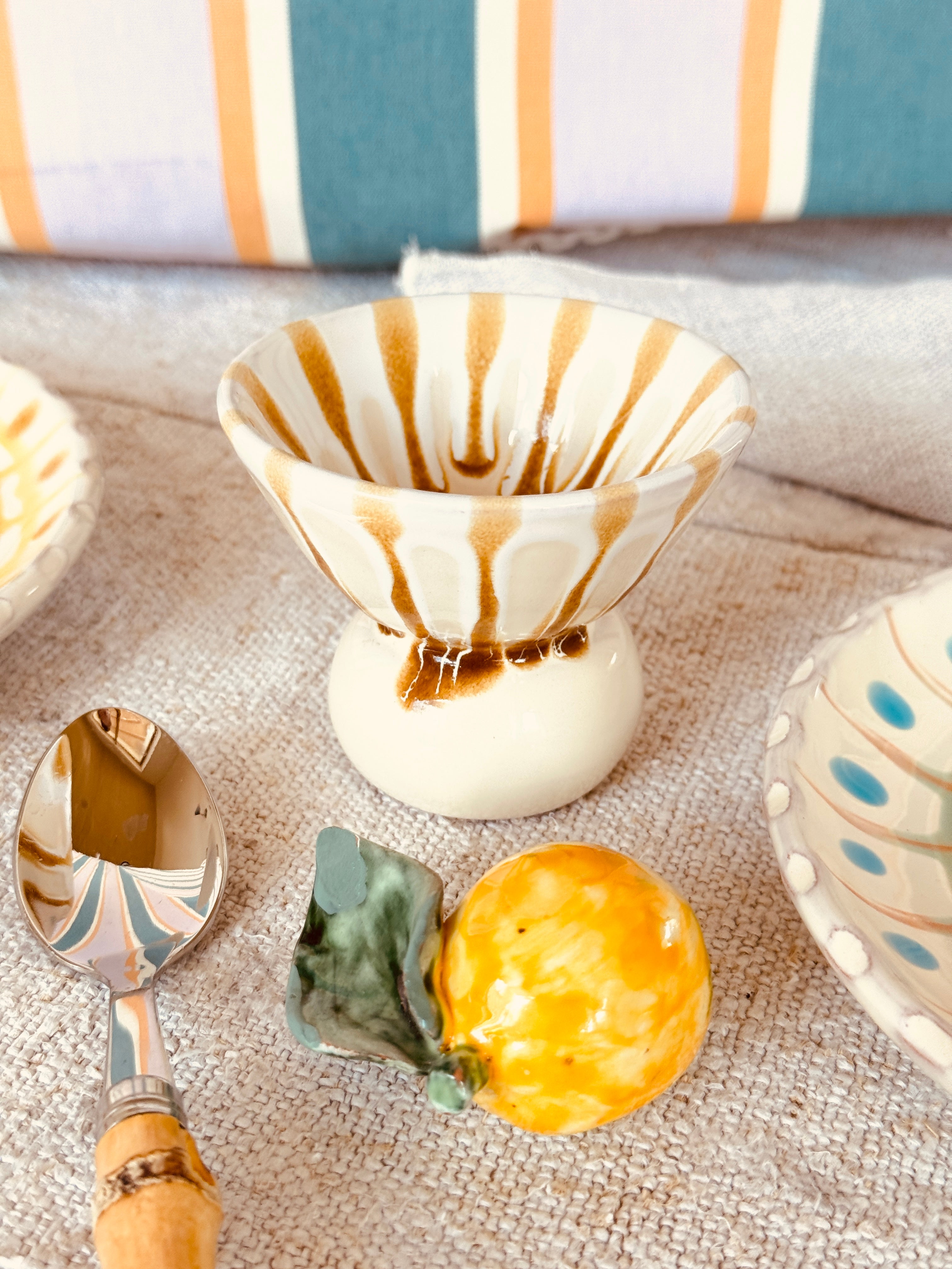 Handmade Italian Espresso Cup 8 cm | Mrs. Riviera Design "Crema"