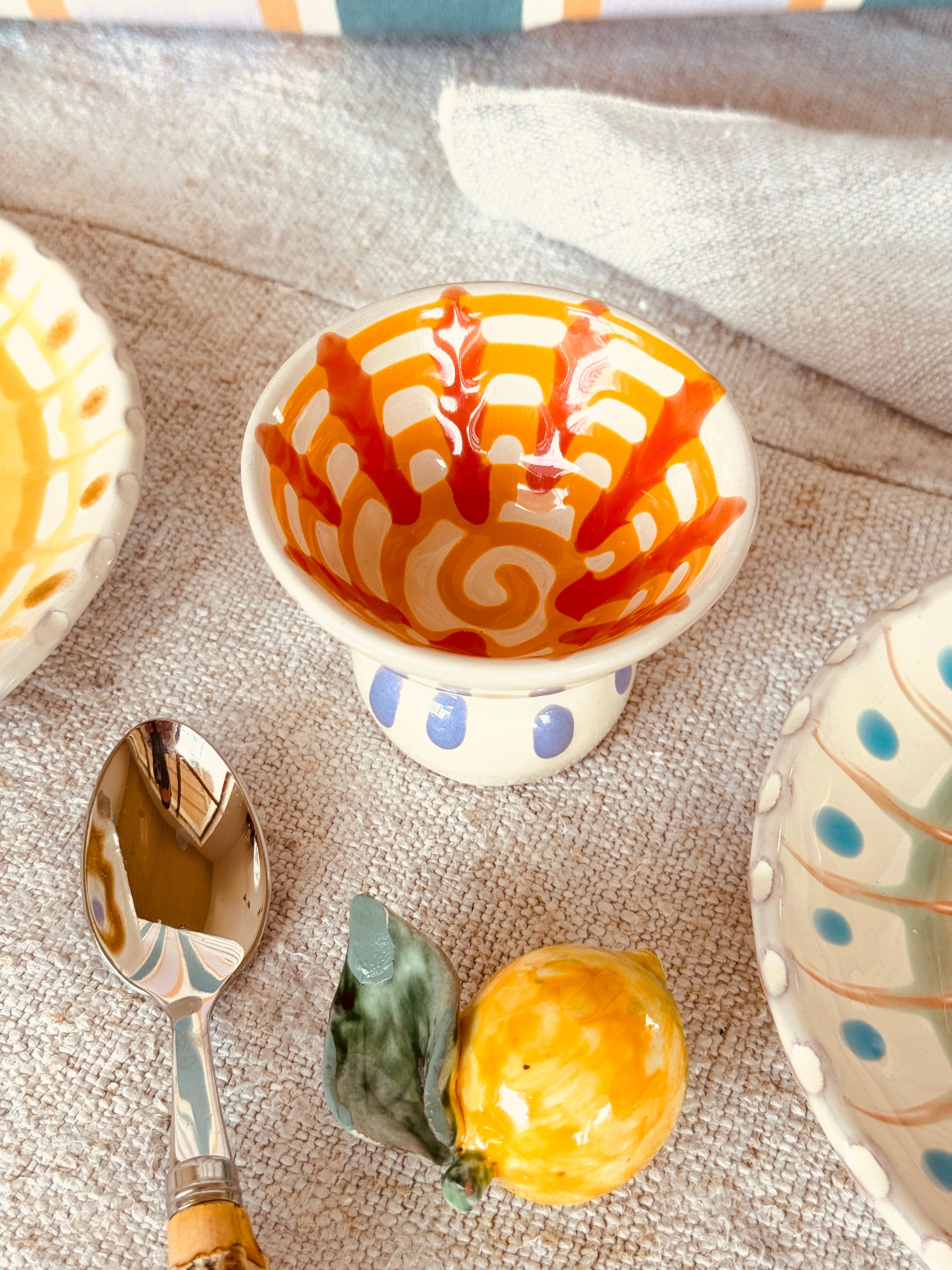 Handmade Italian Espresso Cup 8 cm | Mrs. Riviera Design "Arrancia"