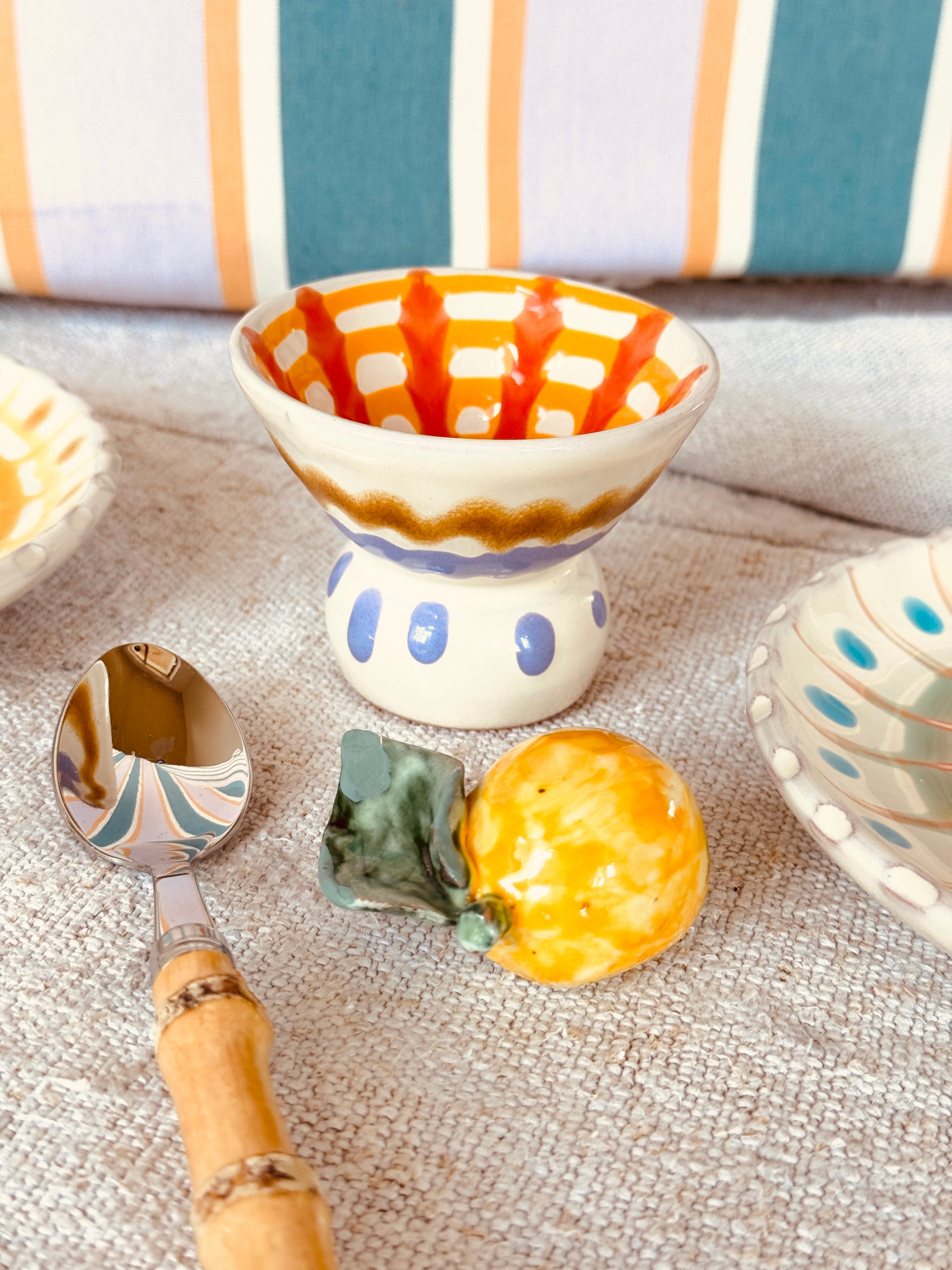 Handmade Italian Espresso Cup 8 cm | Mrs. Riviera Design "Arrancia"