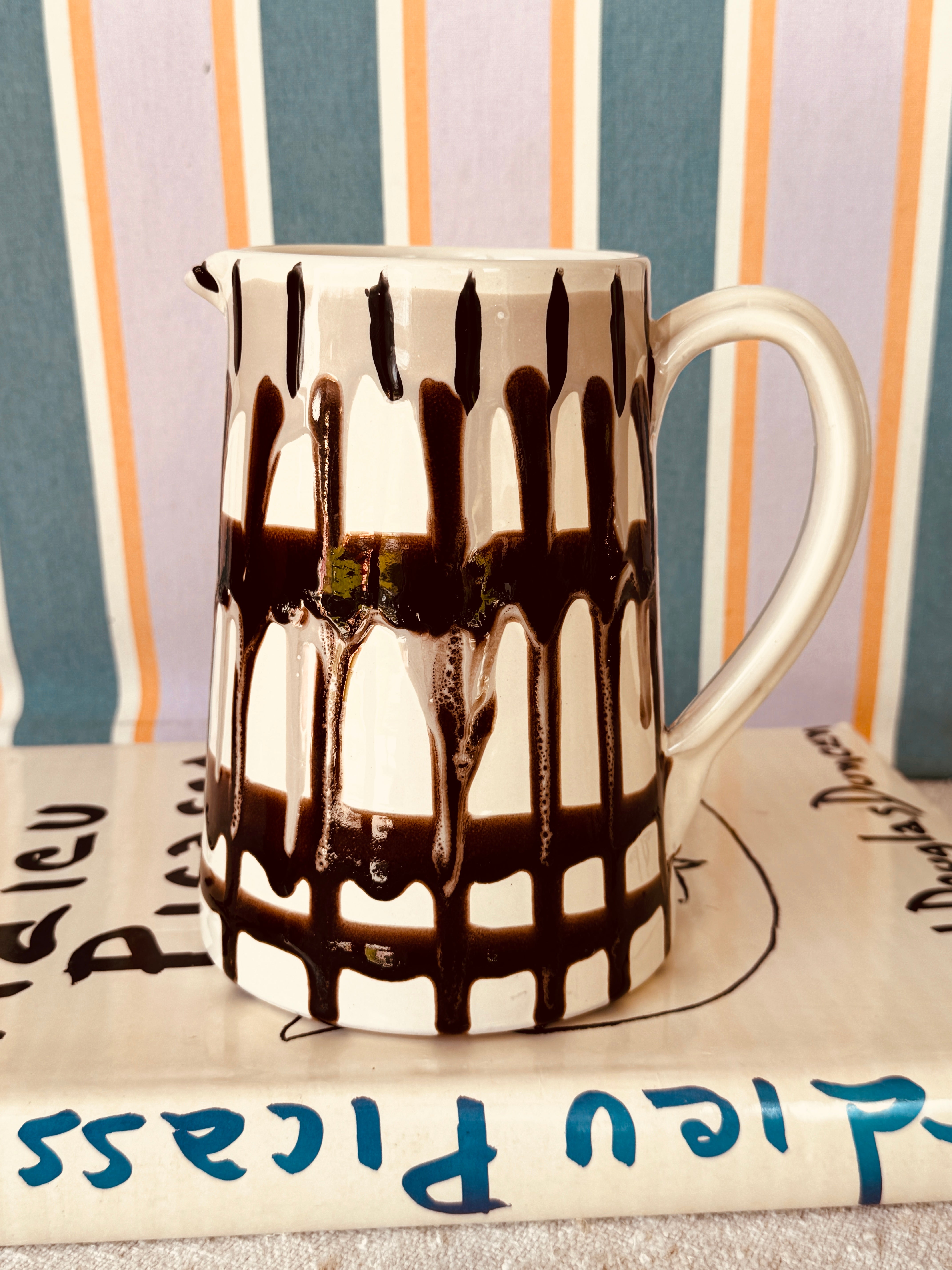 Italian Ceramic Jug 1L | Handmade Carafe & Decorative Vase (Kopie)