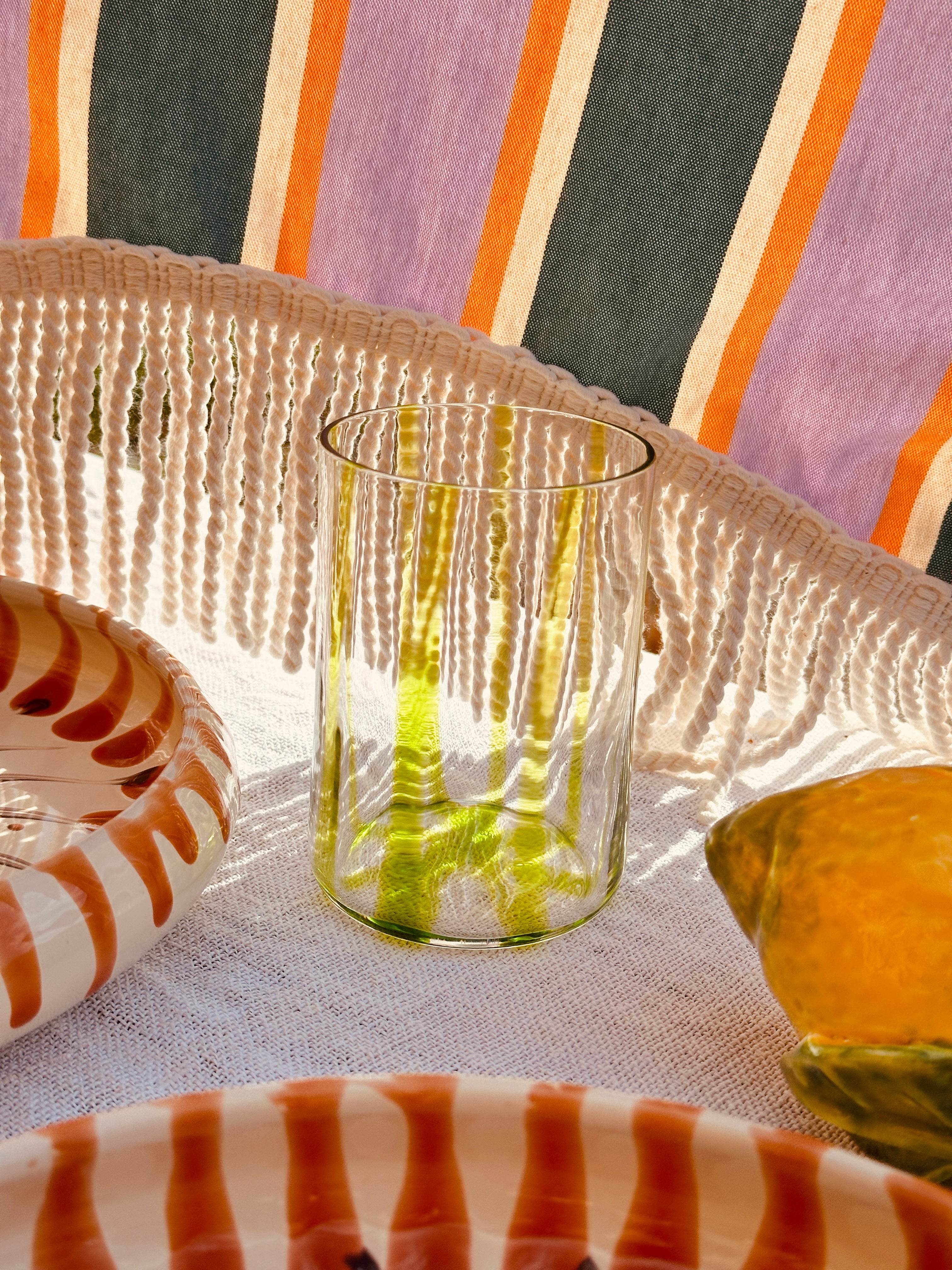 Murano Glas "Venezia Spirale AppleGreen"