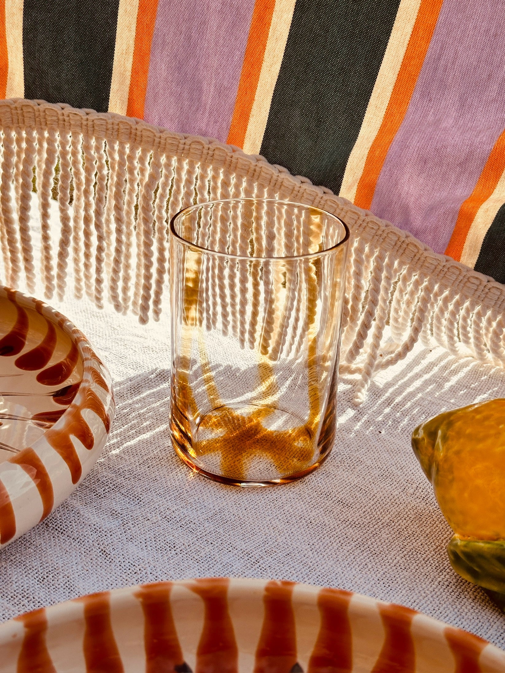 Murano Glas "Venezia Spirale Ambra"