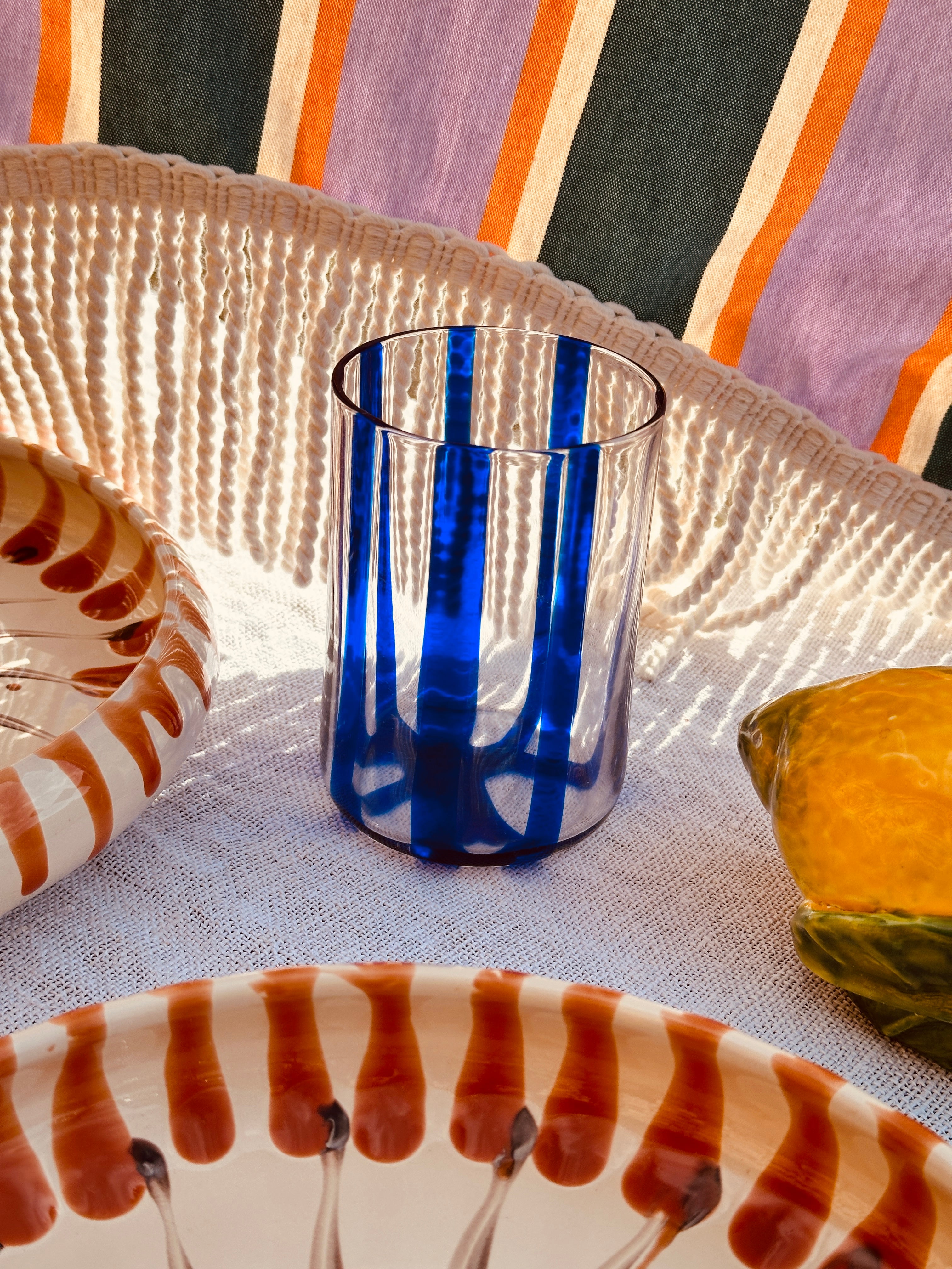 Murano Glas "Venezia Spirale Blu"