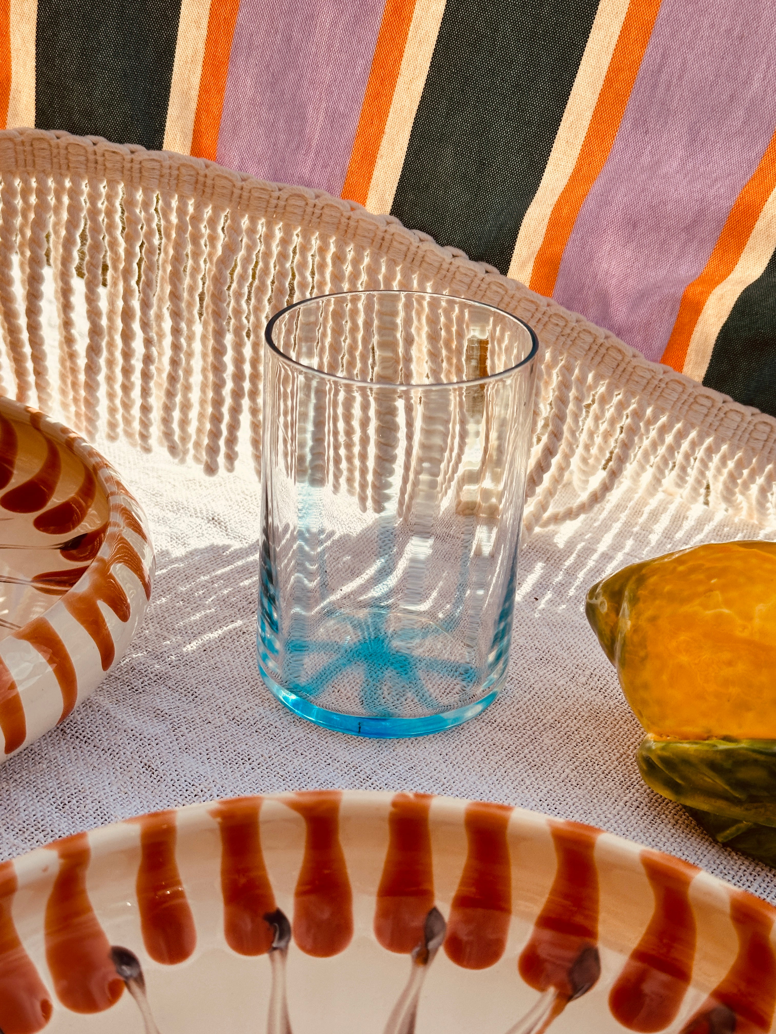 Murano Glas "Venezia Spirale Acquamarina"