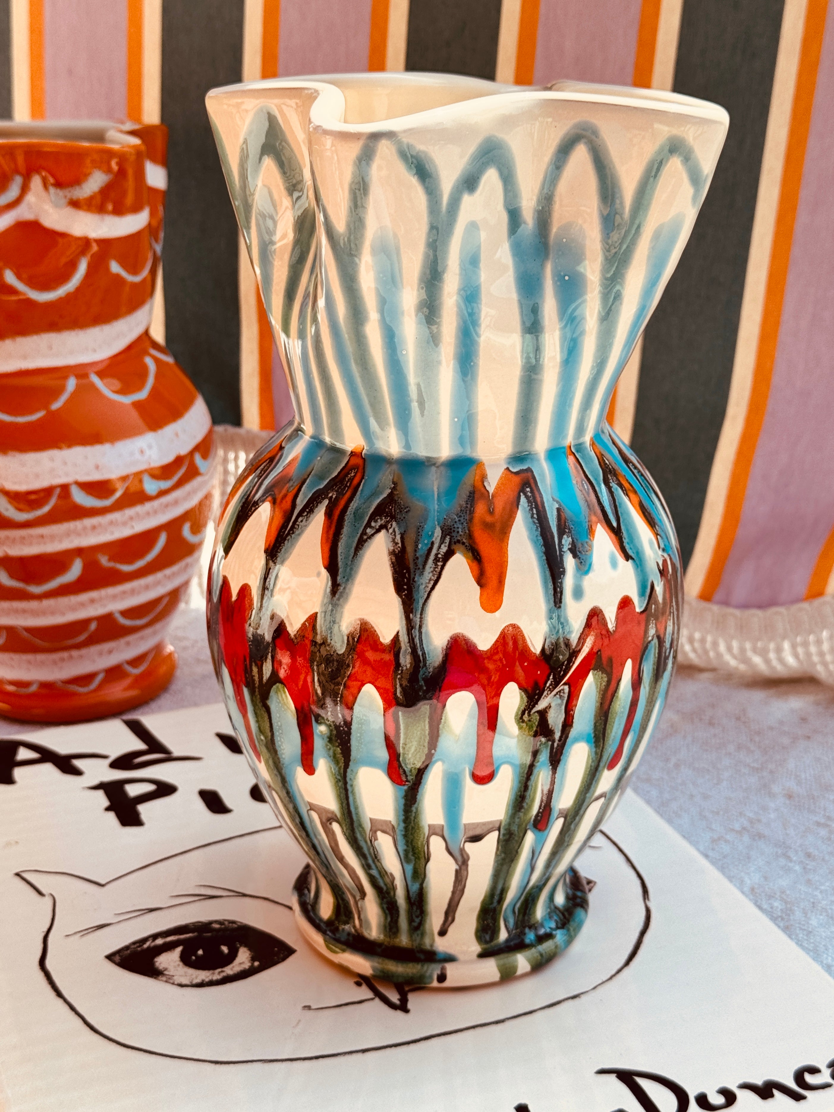Psychodelic Vase 25cm "Grand Hotel Riviera"