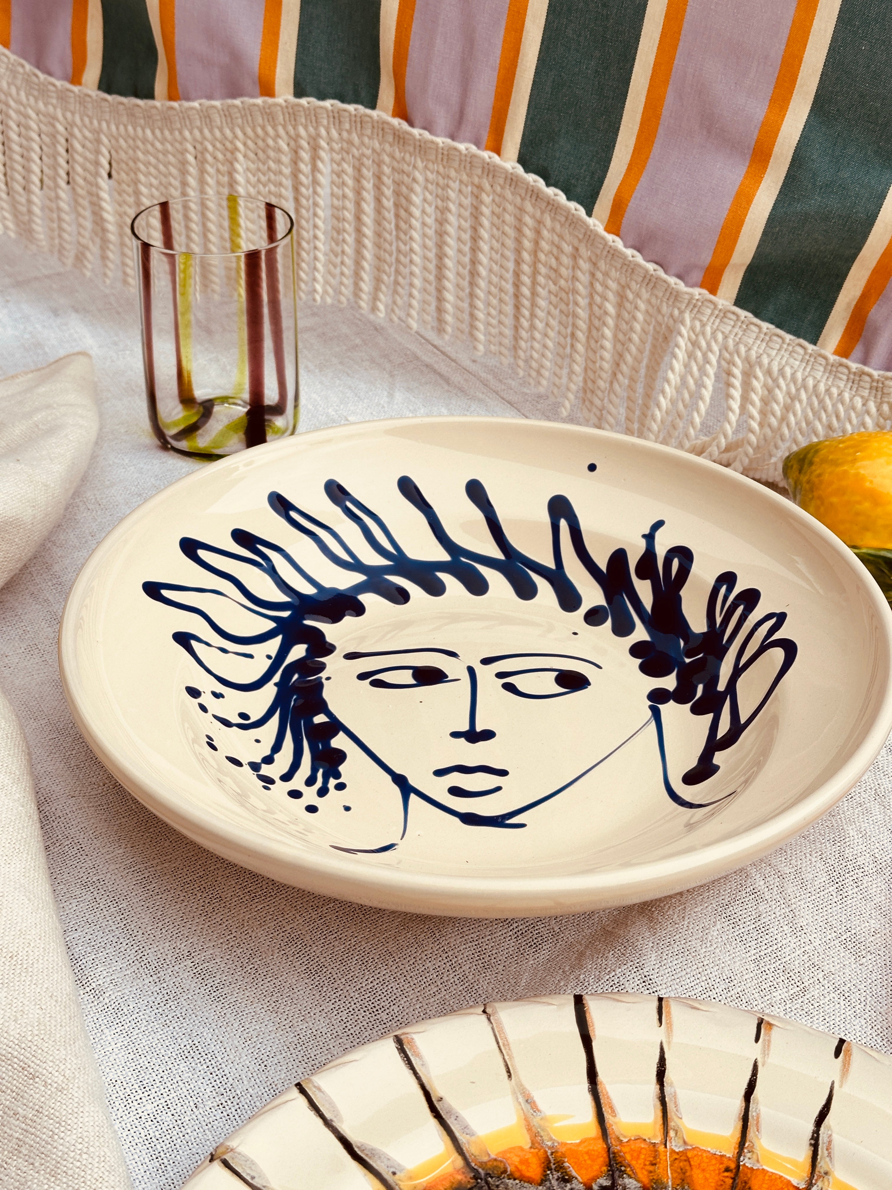 Flat Viso Bowl  - 29cm   "Ciotola Picasso 1970"