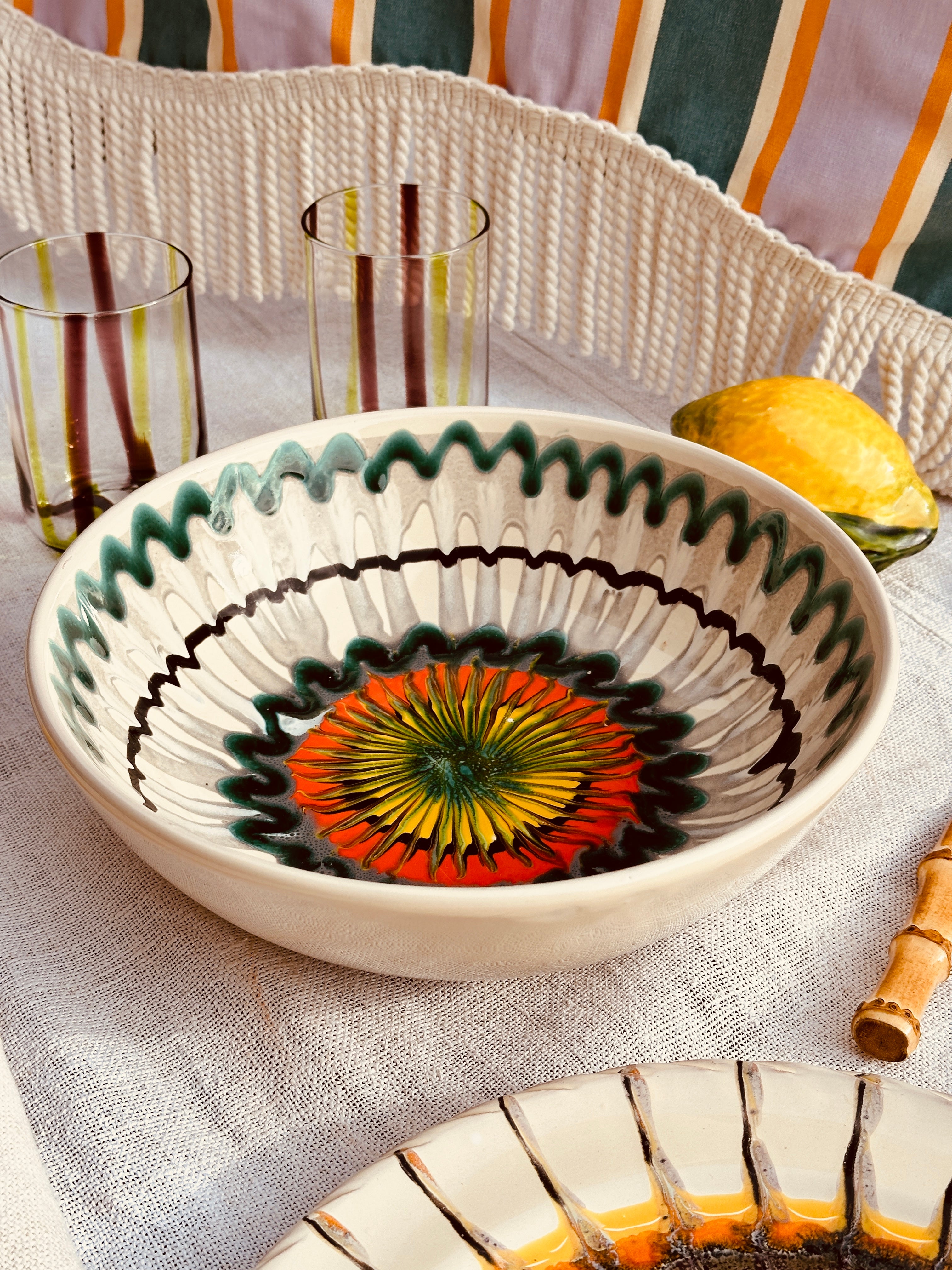 Psychodelic Salad Bowl  - 26cm  "St.Tropez 1967"